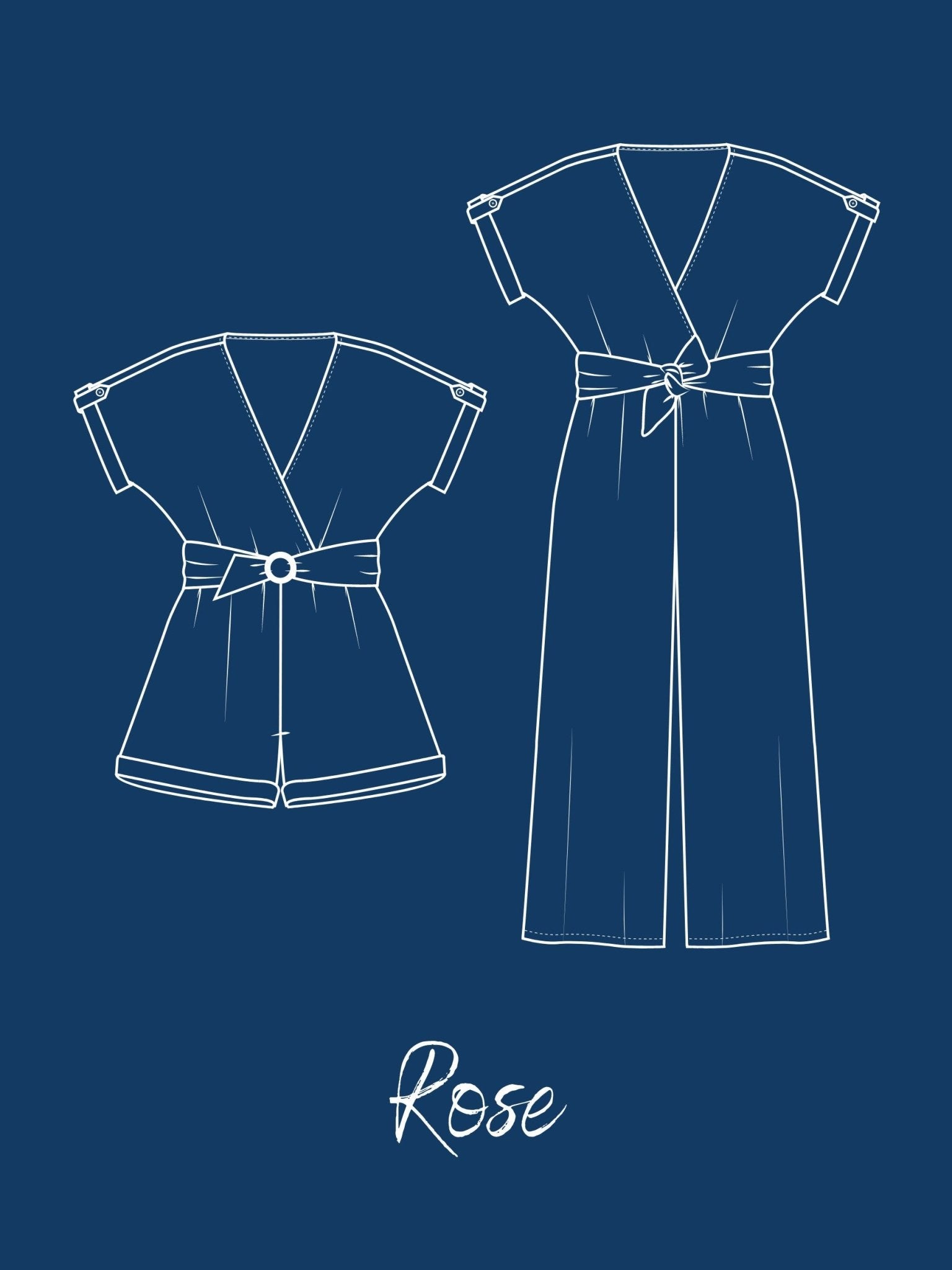 Combinaison Rose - Patron Couture PDF - Joli Lab