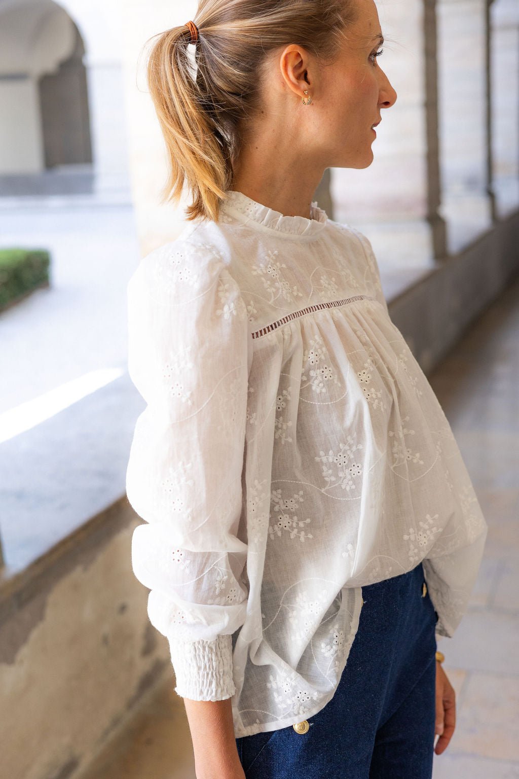 Joli Kit Couture - Blouse Victoire coton brodé - Joli Lab