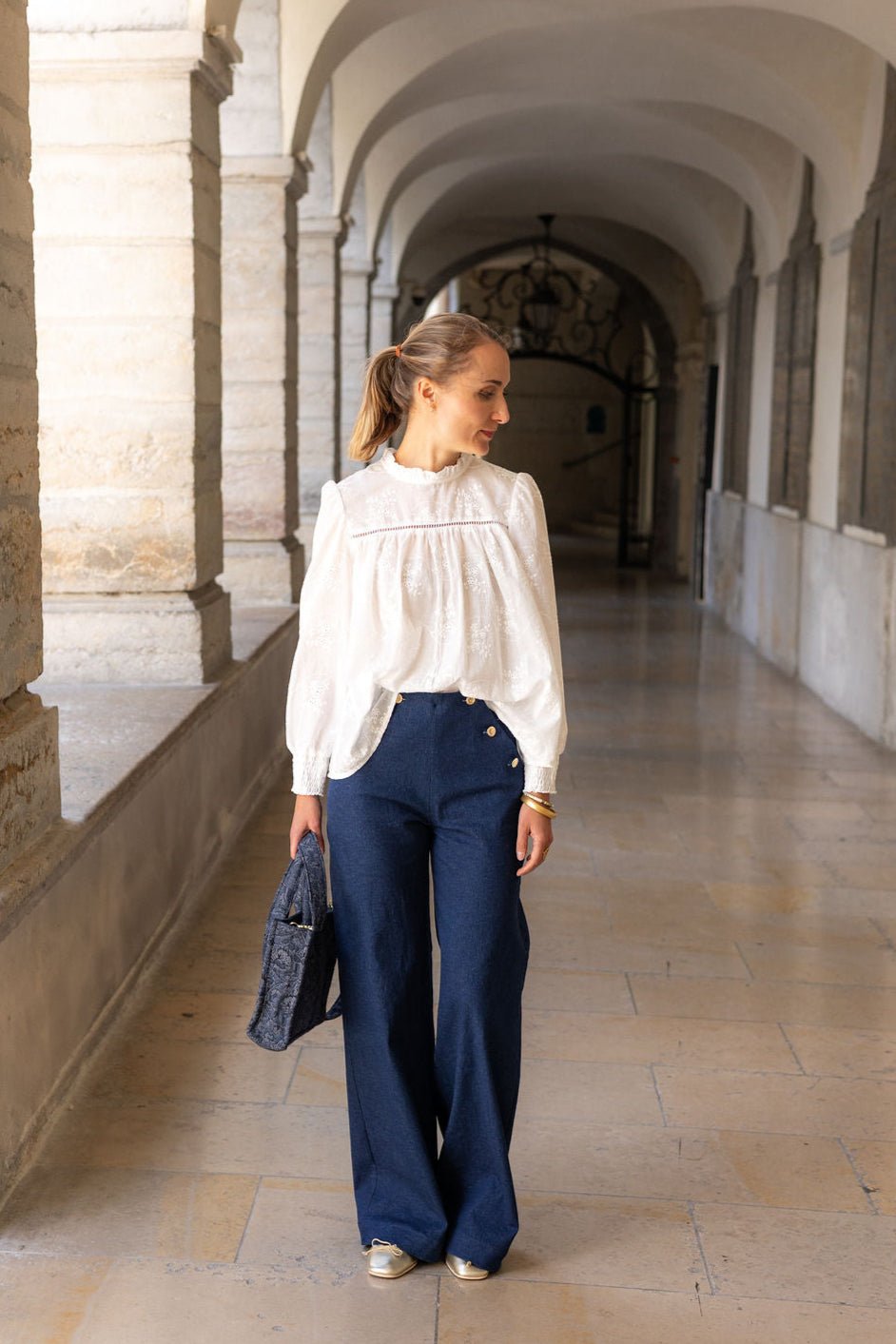 Joli Kit Couture - Blouse Victoire coton brodé - Joli Lab