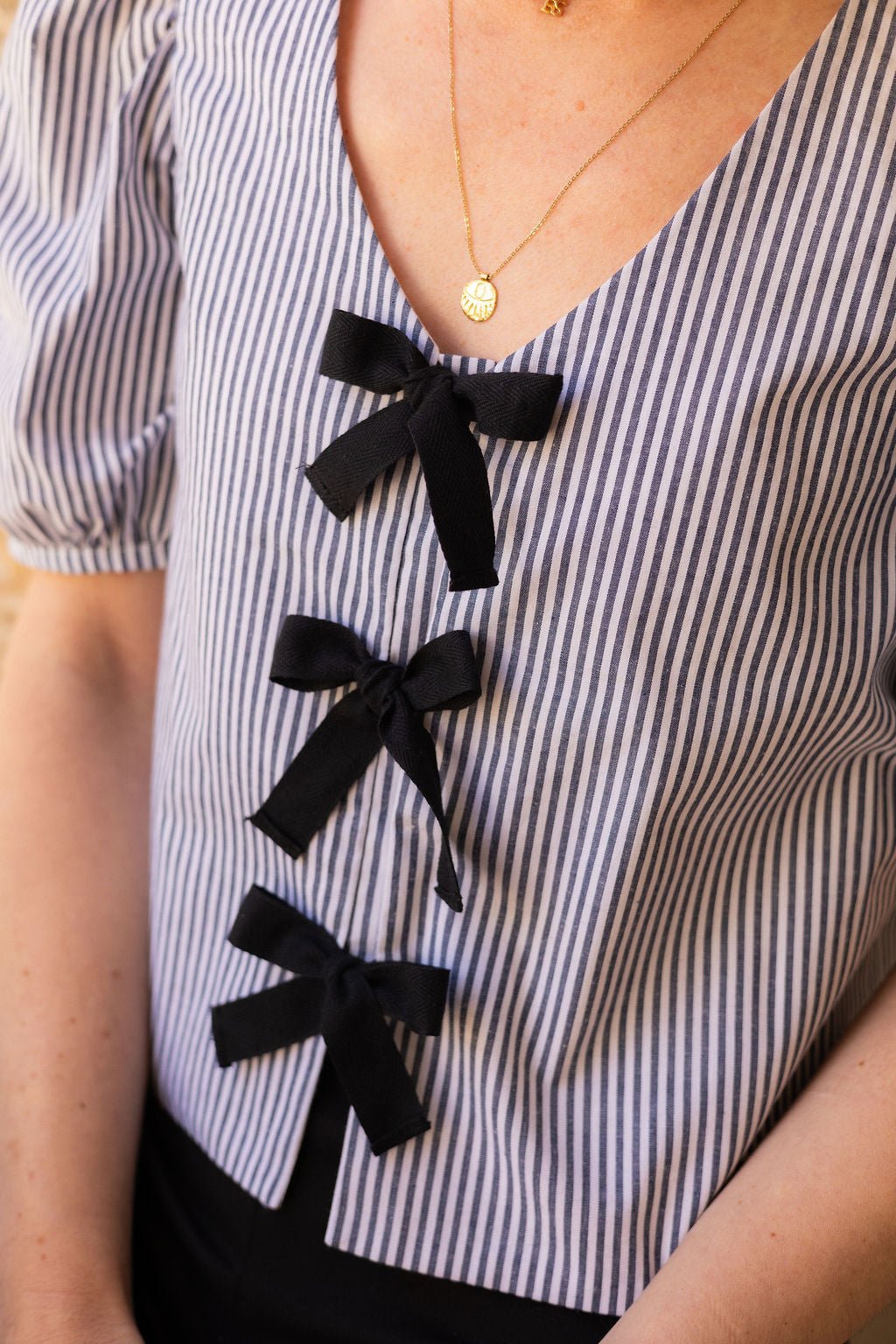 Joli Kit Couture - Blouse Violette rayée - Joli Lab