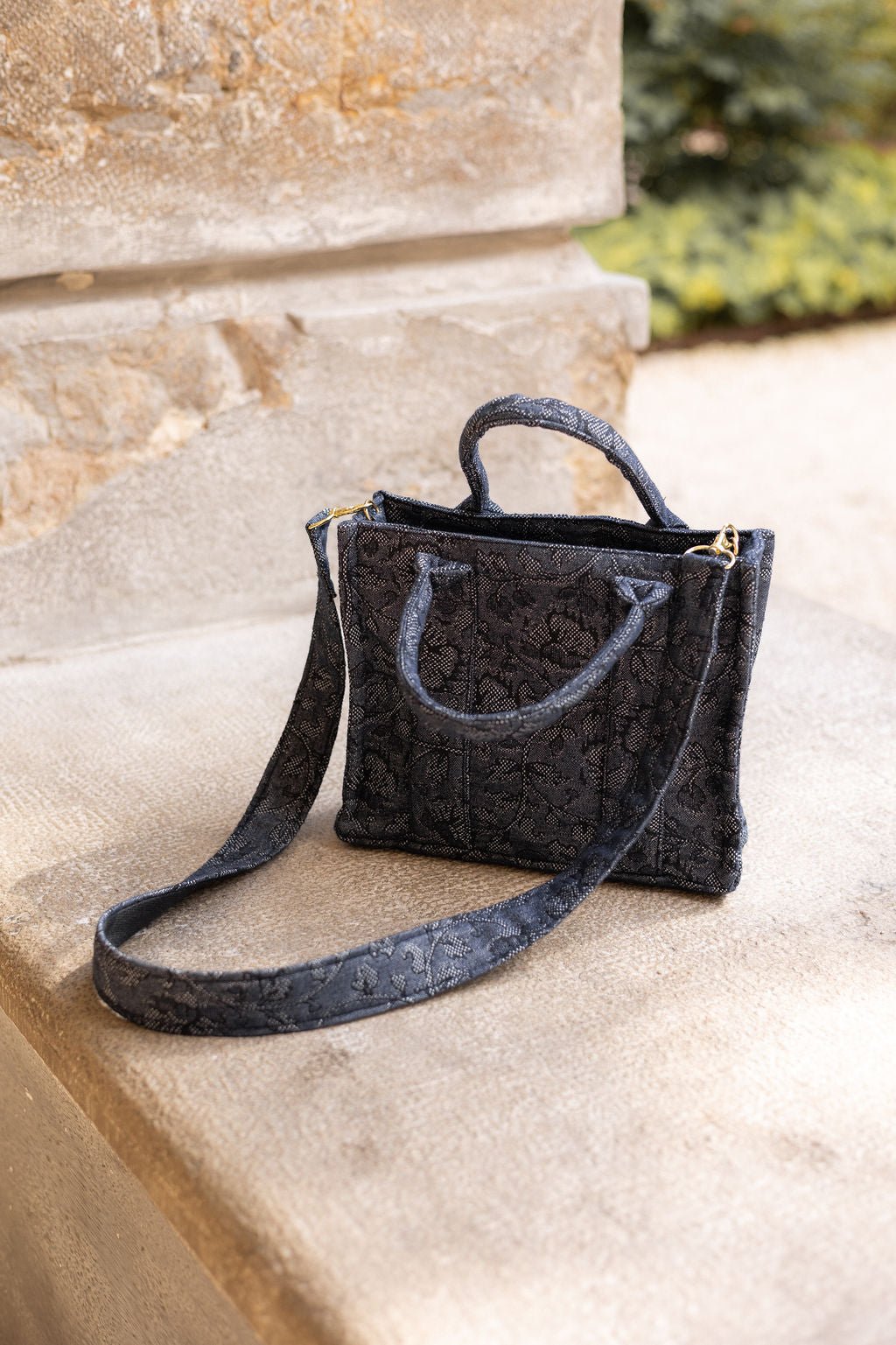 Joli Kit Couture - Mini - tote Stella jacquard midnight garden - Joli Lab
