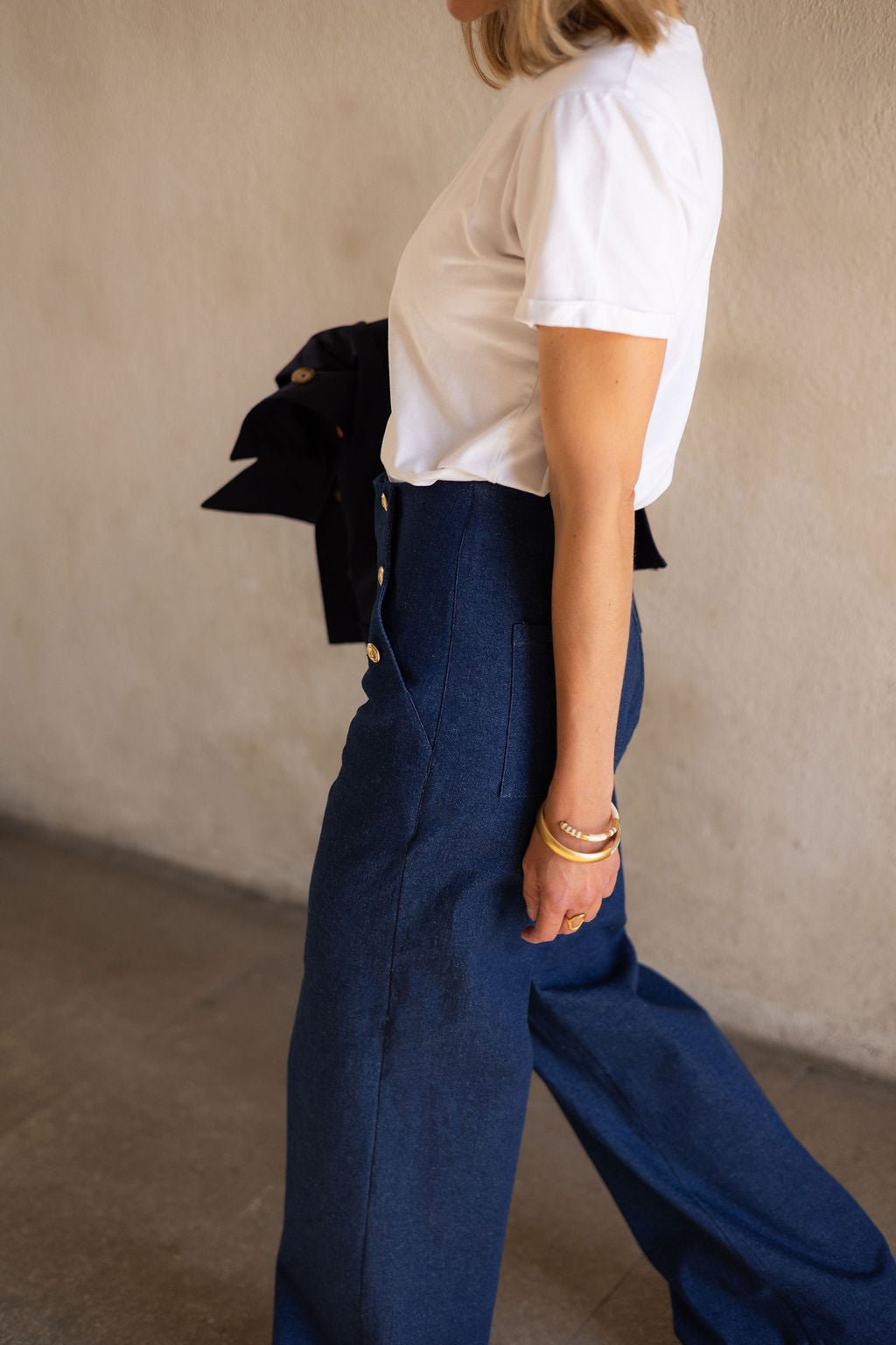 Joli Kit Couture - Pantalon Noé denim bleu - Joli Lab