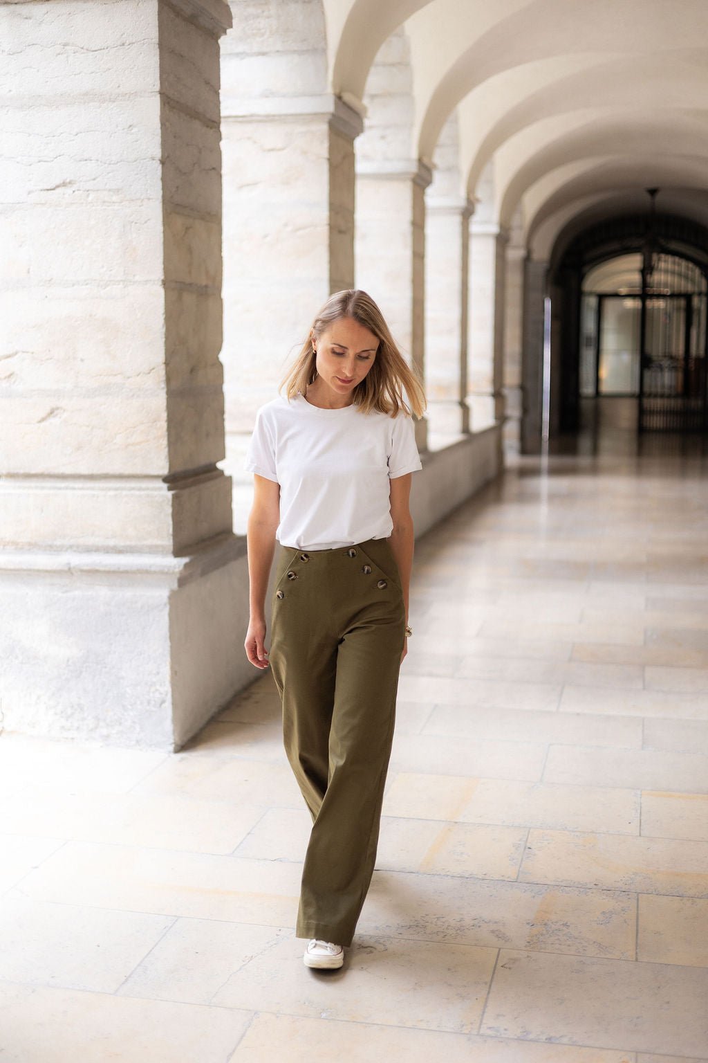 Joli Kit Couture - Pantalon Noé twill kaki - Joli Lab