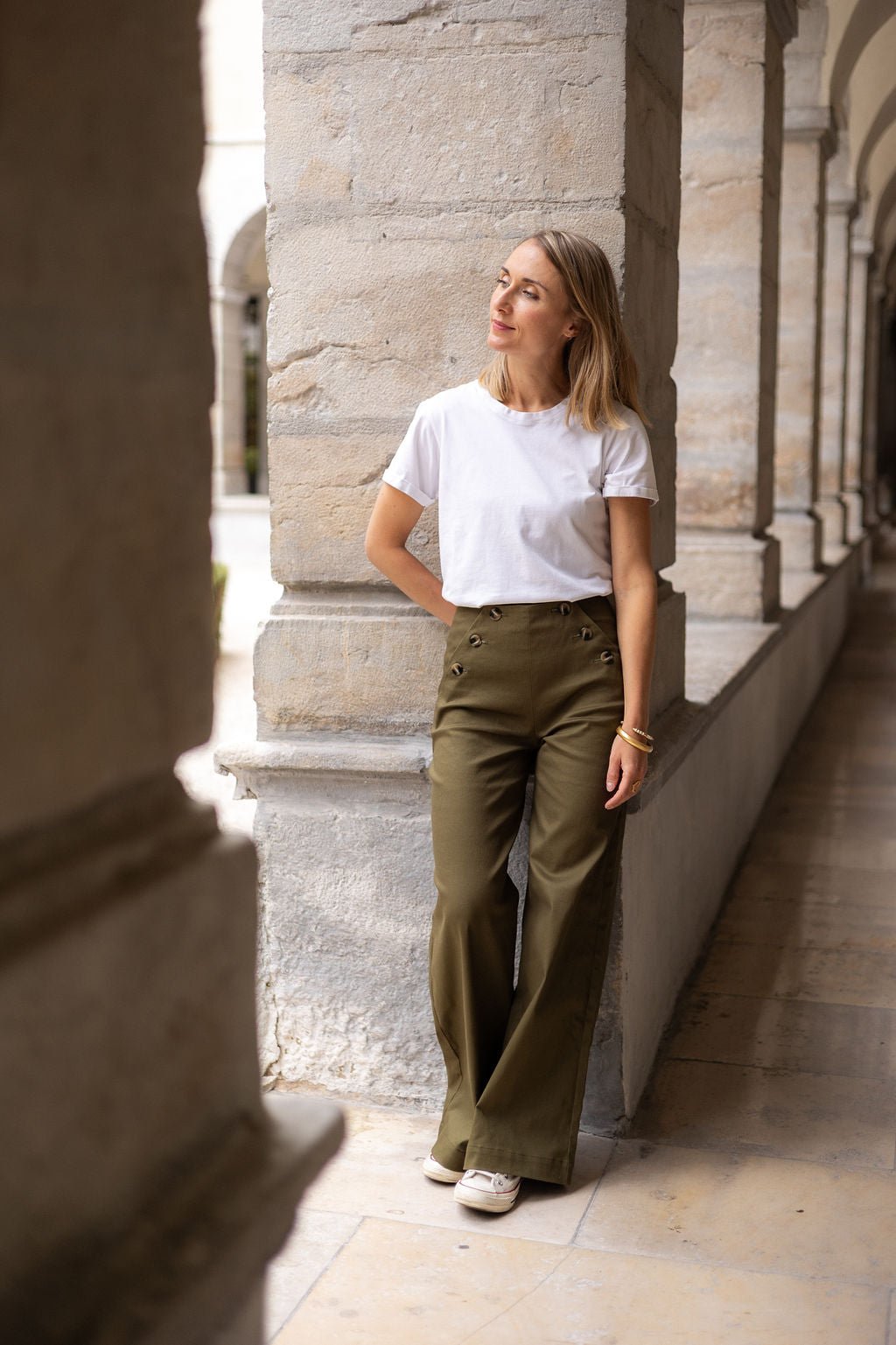 Joli Kit Couture - Pantalon Noé twill kaki - Joli Lab
