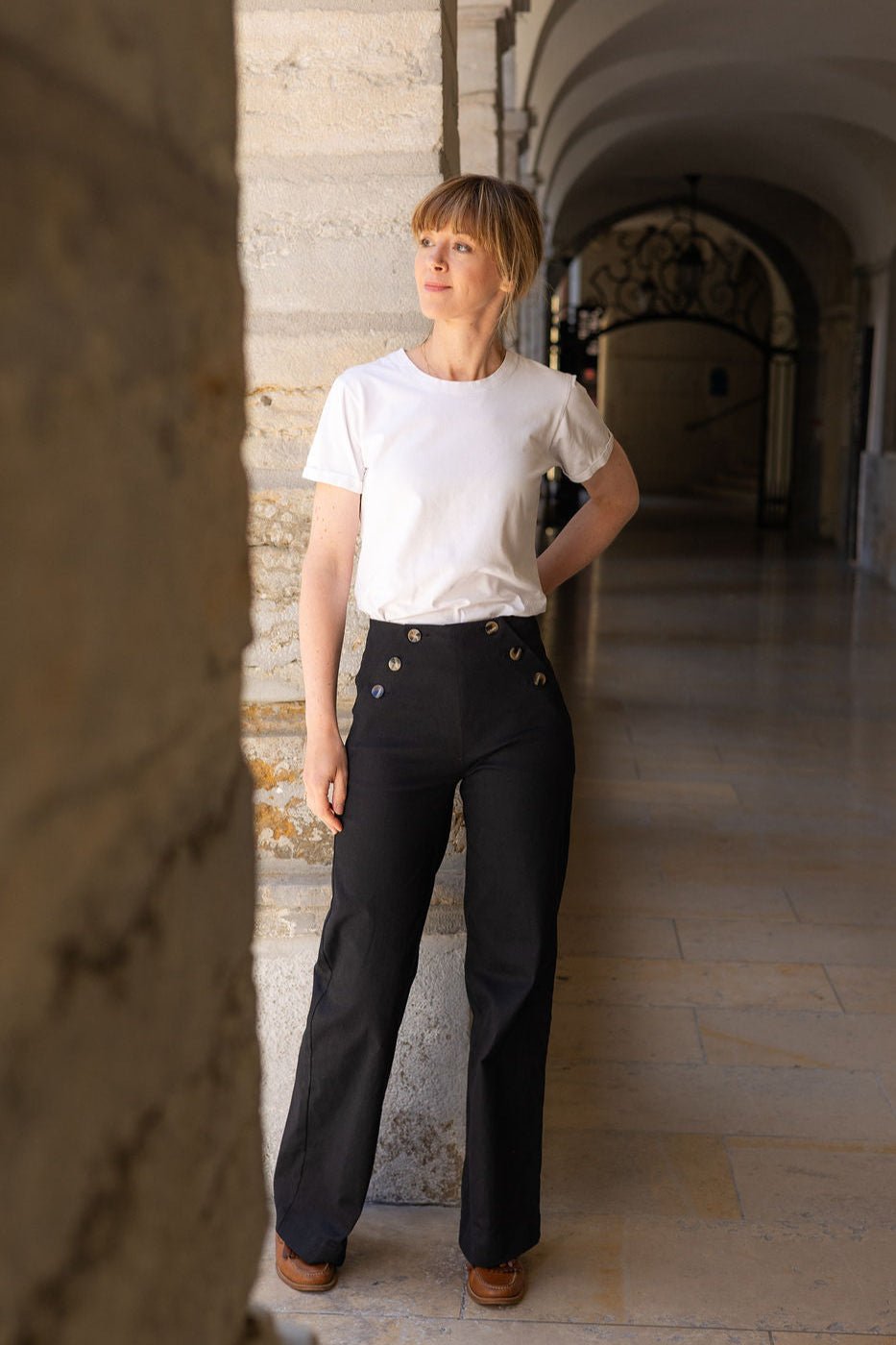 Joli Kit Couture - Pantalon Noé twill noir - Joli Lab
