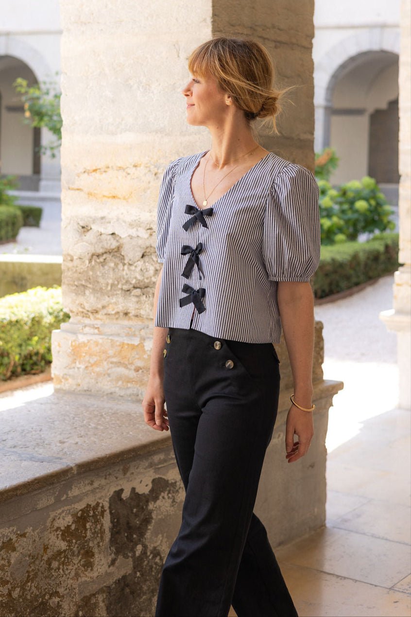 Joli Kit Couture - Pantalon Noé twill noir - Joli Lab