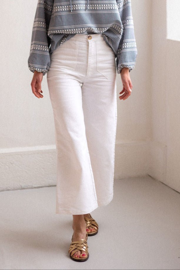Joli Kit Couture - Pantalon Suzanne blanc - Joli Lab
