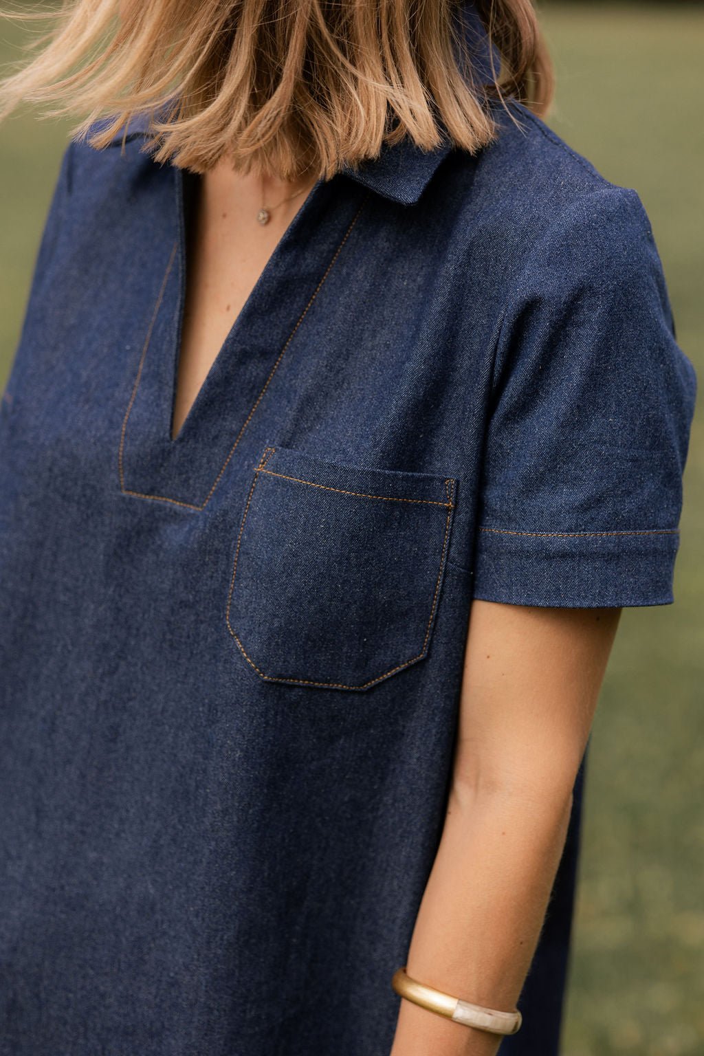 Joli Kit Couture - Robe Ambre jean brut - Joli Lab