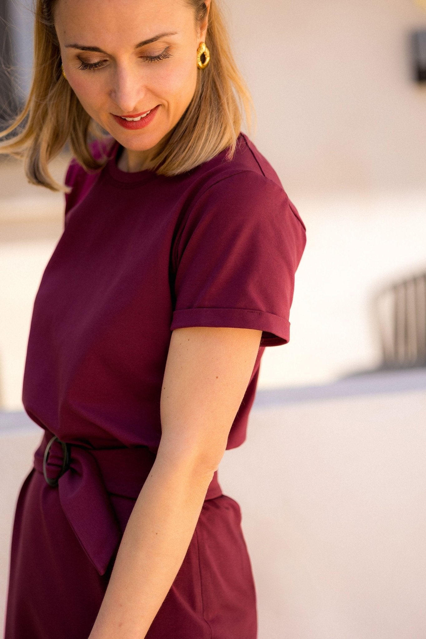 Joli Kit Couture - Robe Michelle lie de vin - Joli Lab