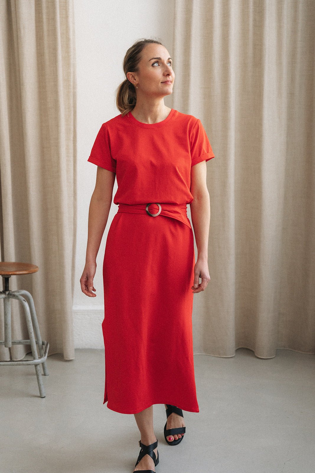 Joli Kit Couture - Robe Michelle rouge - Joli Lab