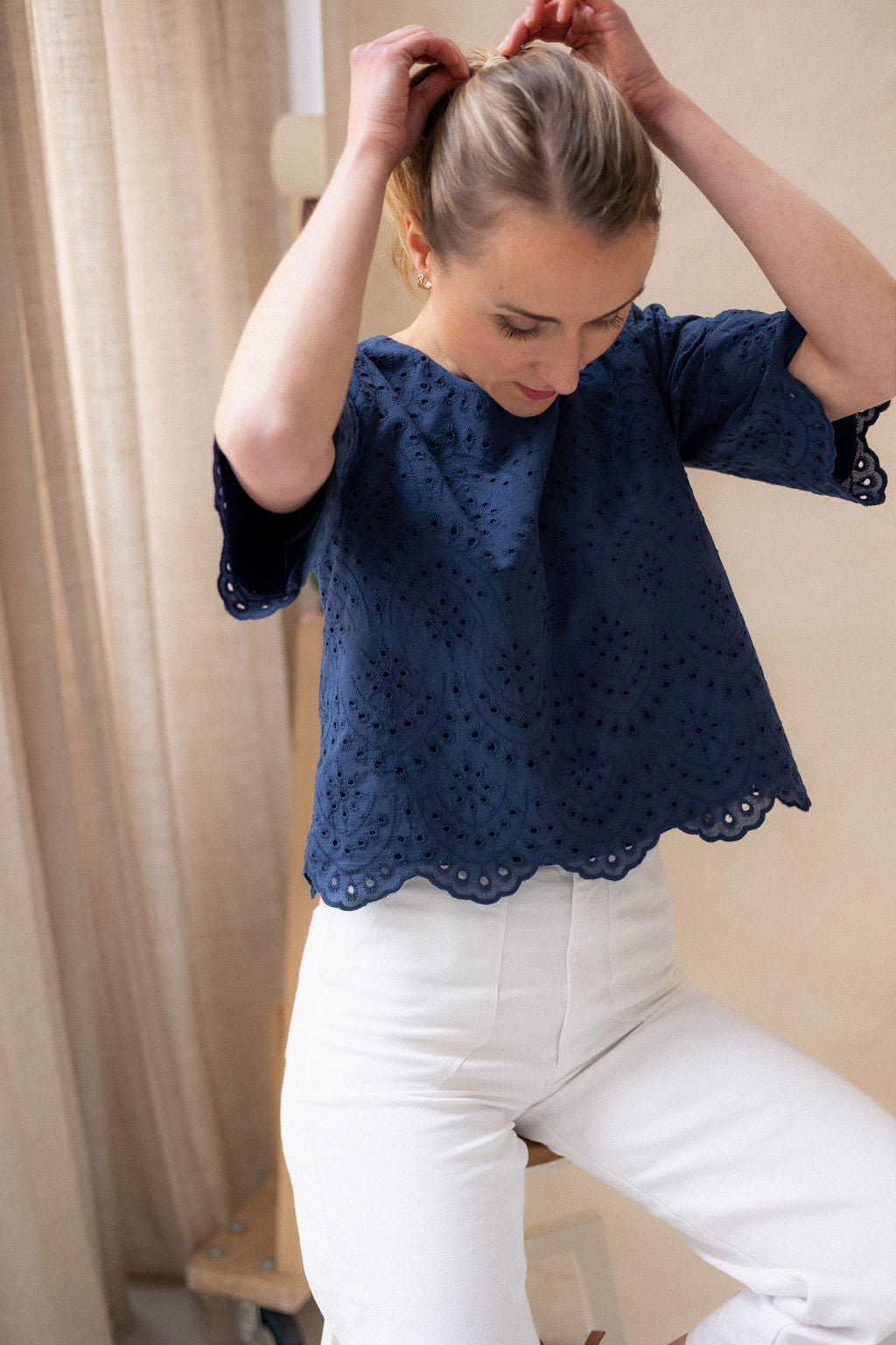 Joli Kit Couture - Top Mia broderie anglaise - Joli Lab