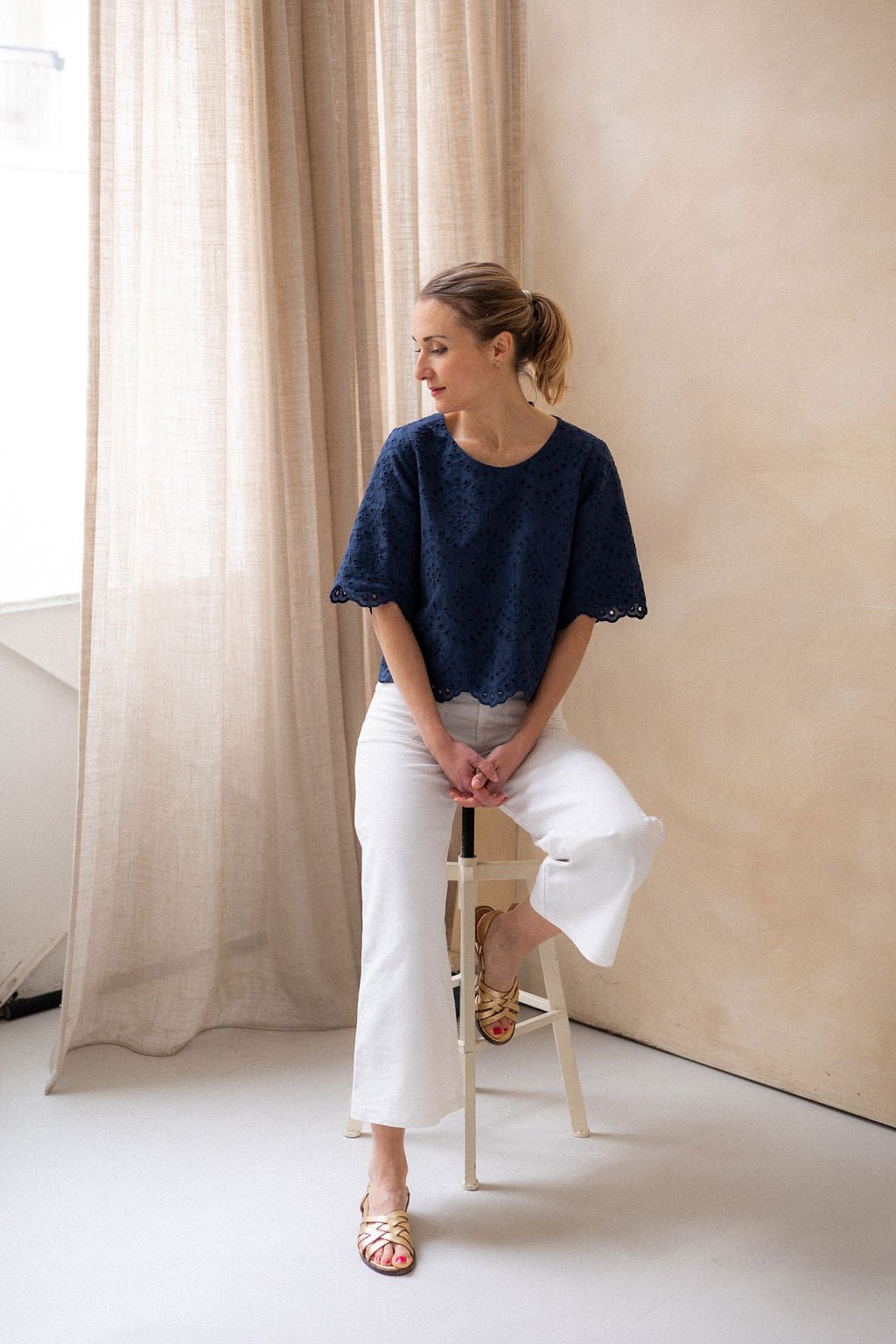 Joli Kit Couture - Top Mia broderie anglaise - Joli Lab