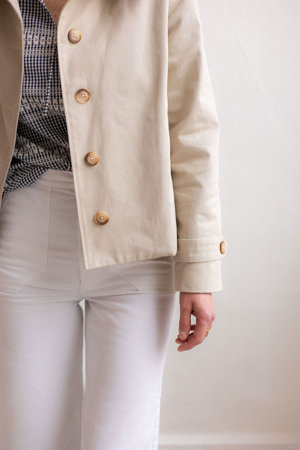 Joli Kit Couture - Trench Simone court beige - Joli Lab