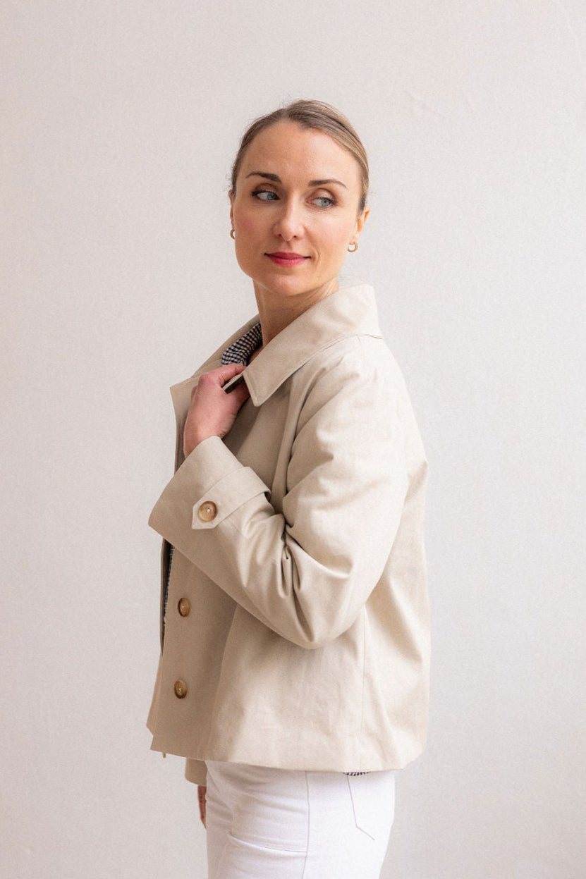 Joli Kit Couture - Trench Simone court beige - Joli Lab