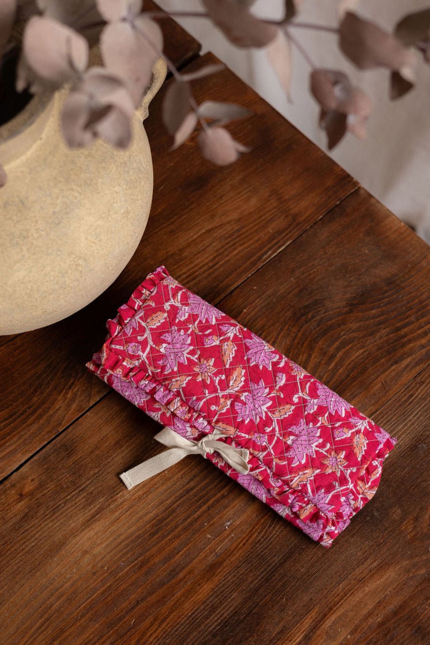 Joli Kit Couture - Trousse Izïa coton indien rose - Joli Lab