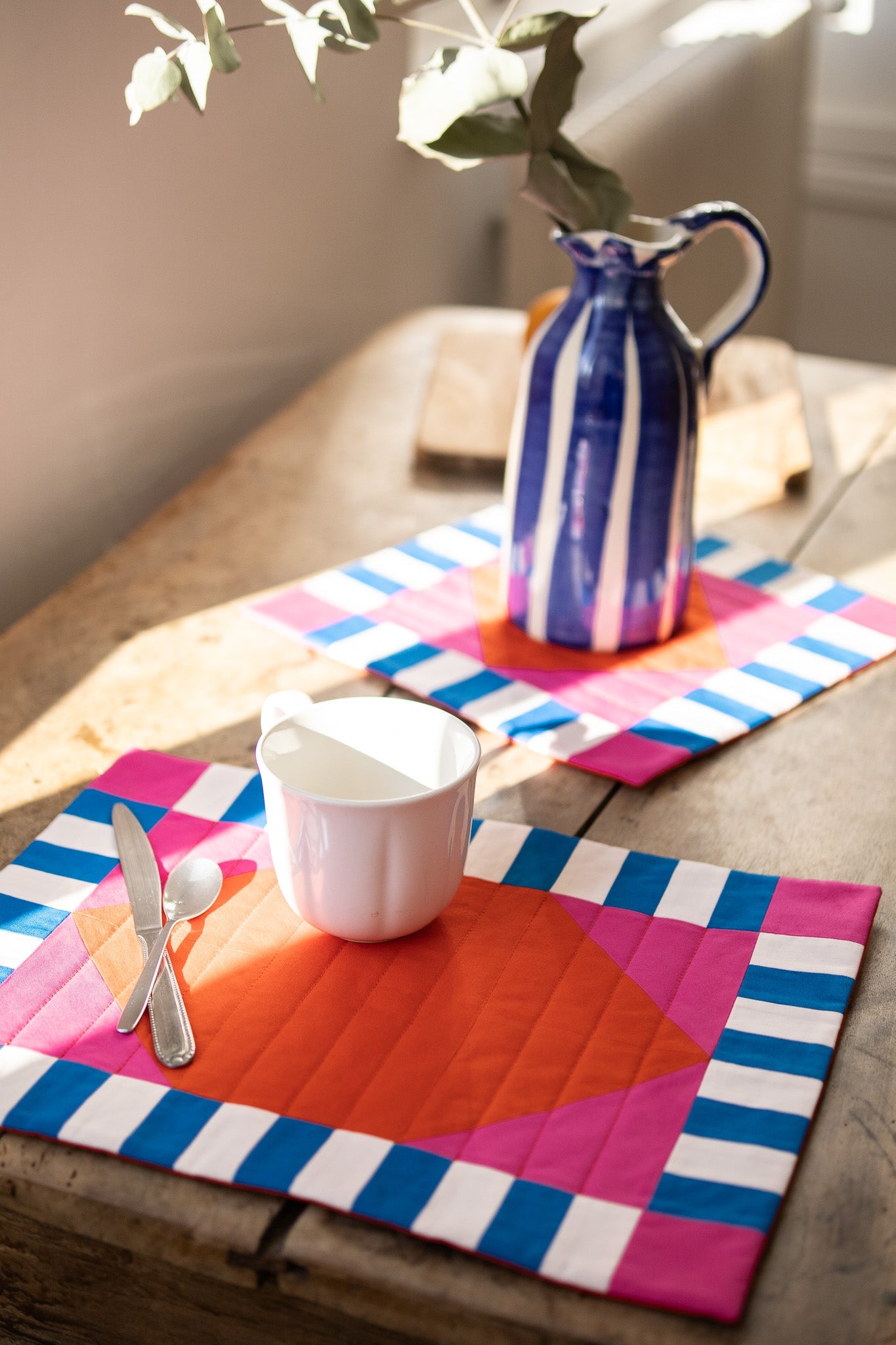 Set et centre de table en patchwork - Patron PDF - Joli Lab
