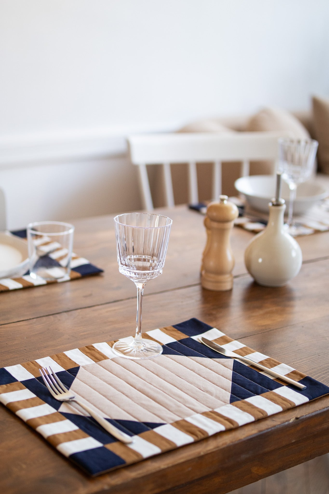 Set et centre de table en patchwork - Patron PDF - Joli Lab