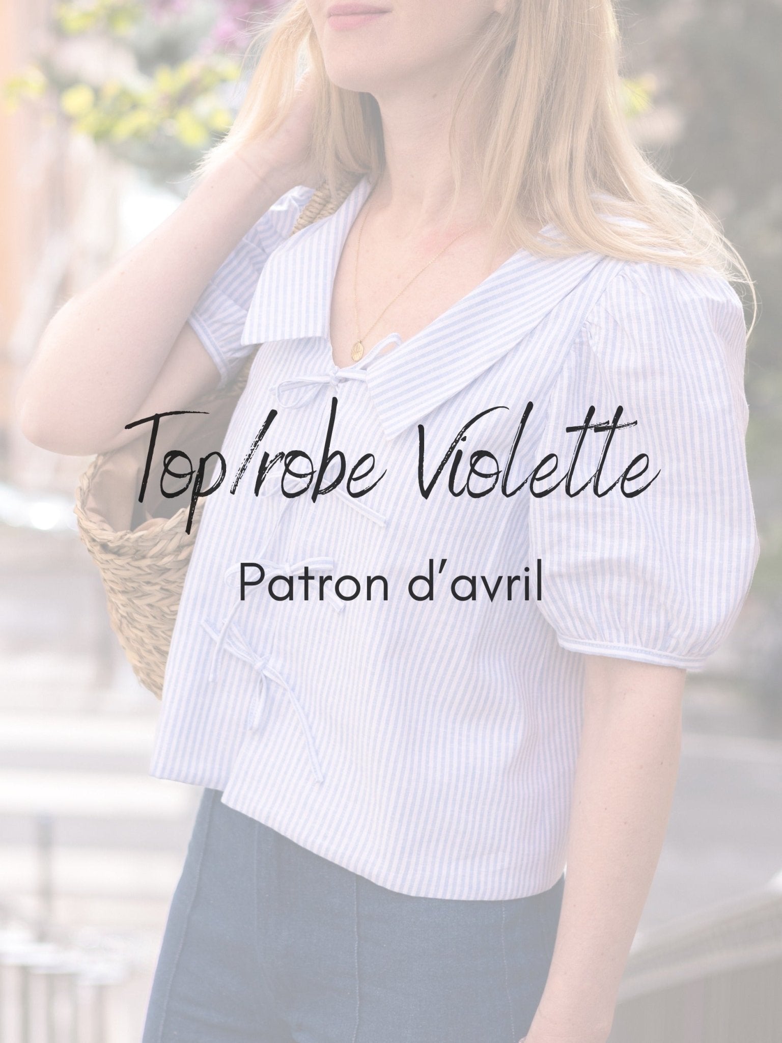 Top/Robe Violette - Patron Couture PDF - Joli Lab