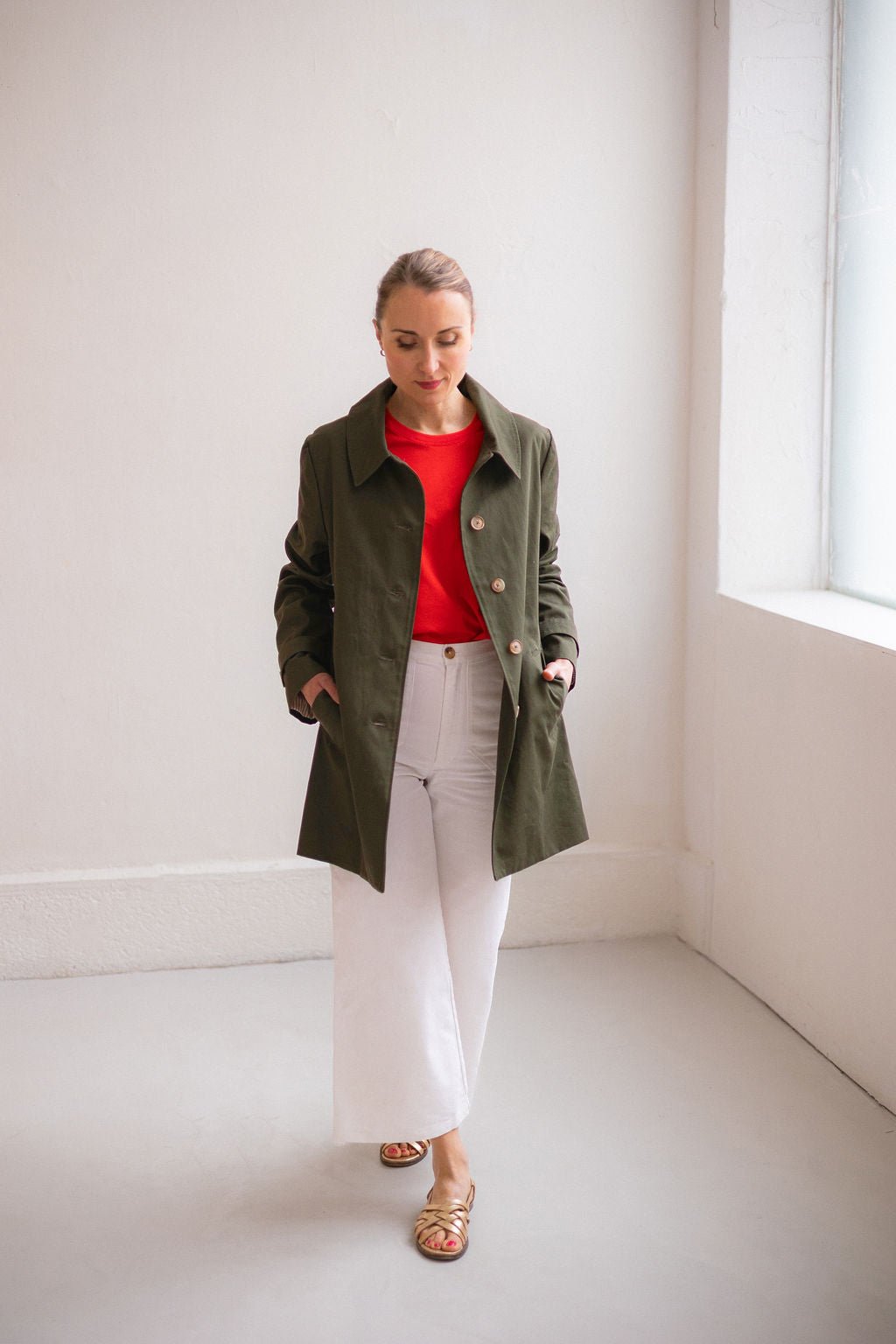 Trench Simone - Patron Couture PDF ou Pochette - Joli Lab
