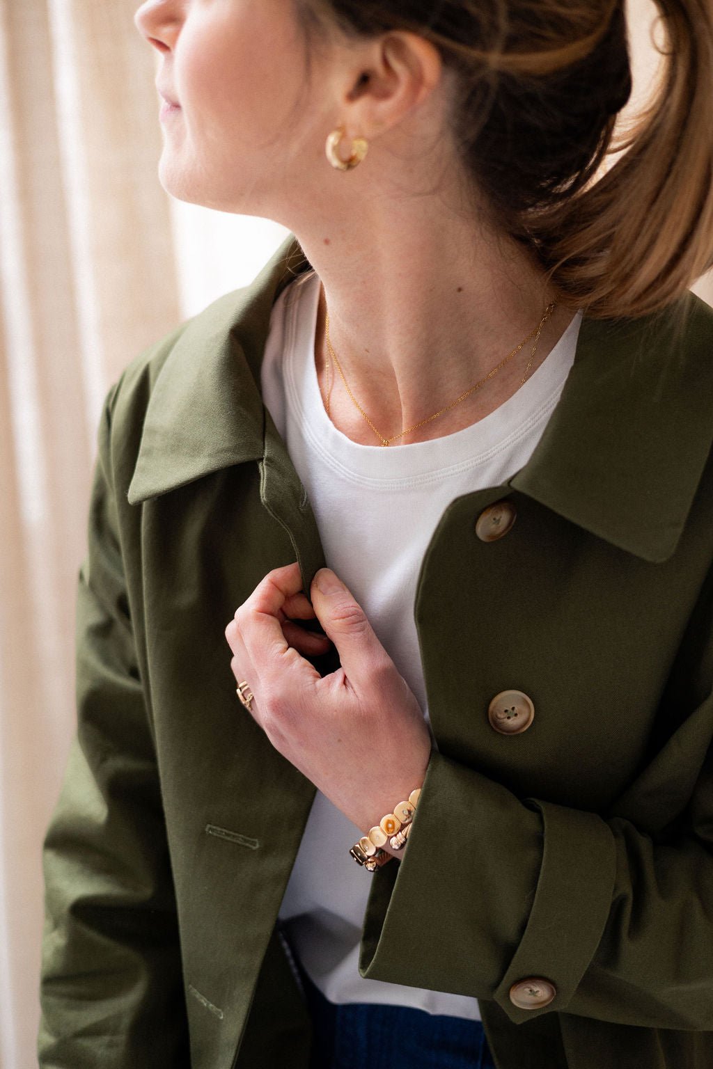 Trench Simone - Patron Couture PDF ou Pochette - Joli Lab
