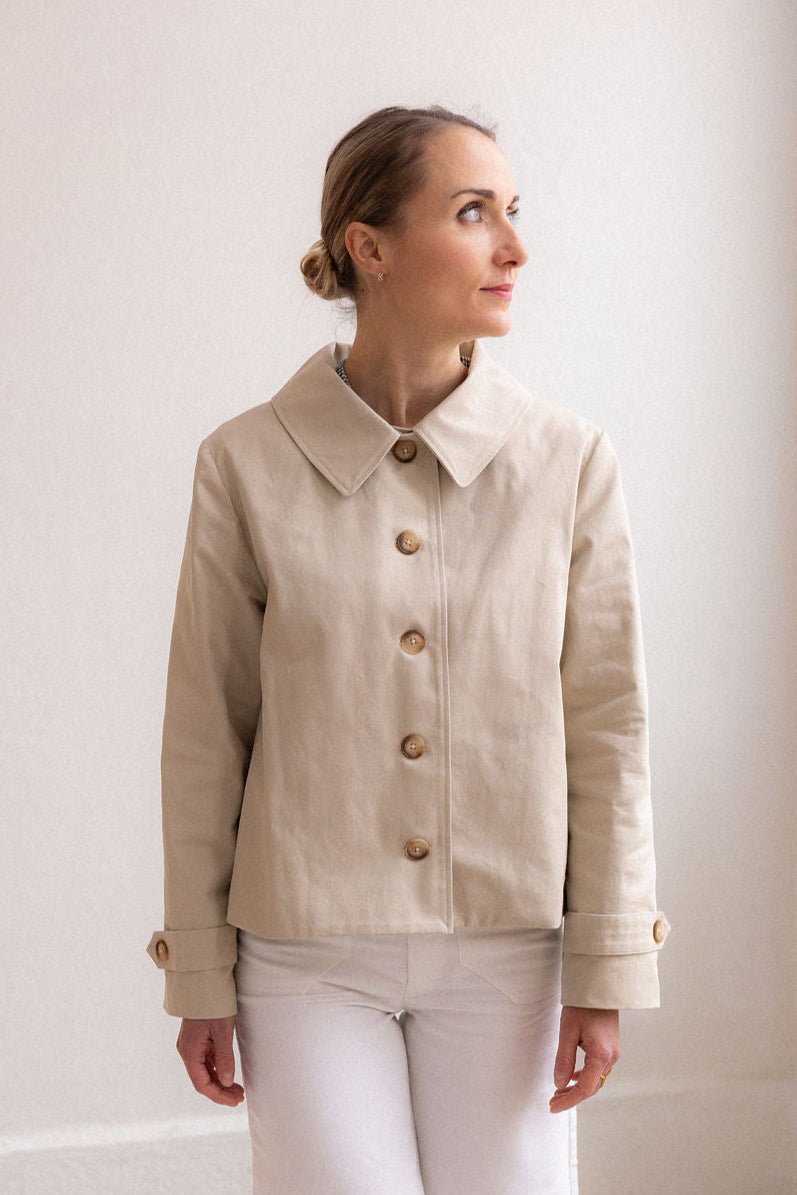 Trench Simone - Patron Couture PDF ou Pochette - Joli Lab