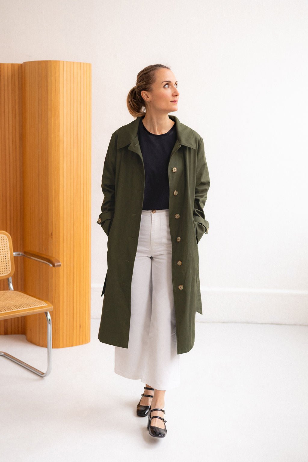 Trench Simone - Patron Couture PDF ou Pochette - Joli Lab