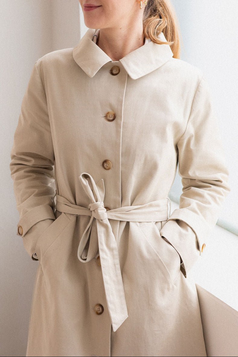 Trench Simone - Patron Couture PDF ou Pochette - Joli Lab