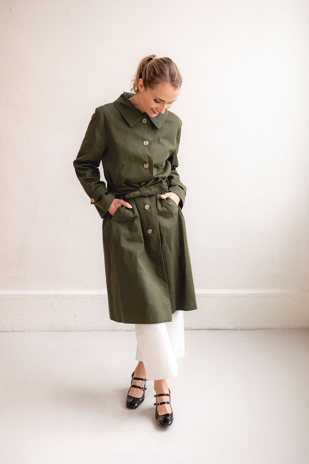 Trench Simone - Patron Couture PDF ou Pochette - Joli Lab