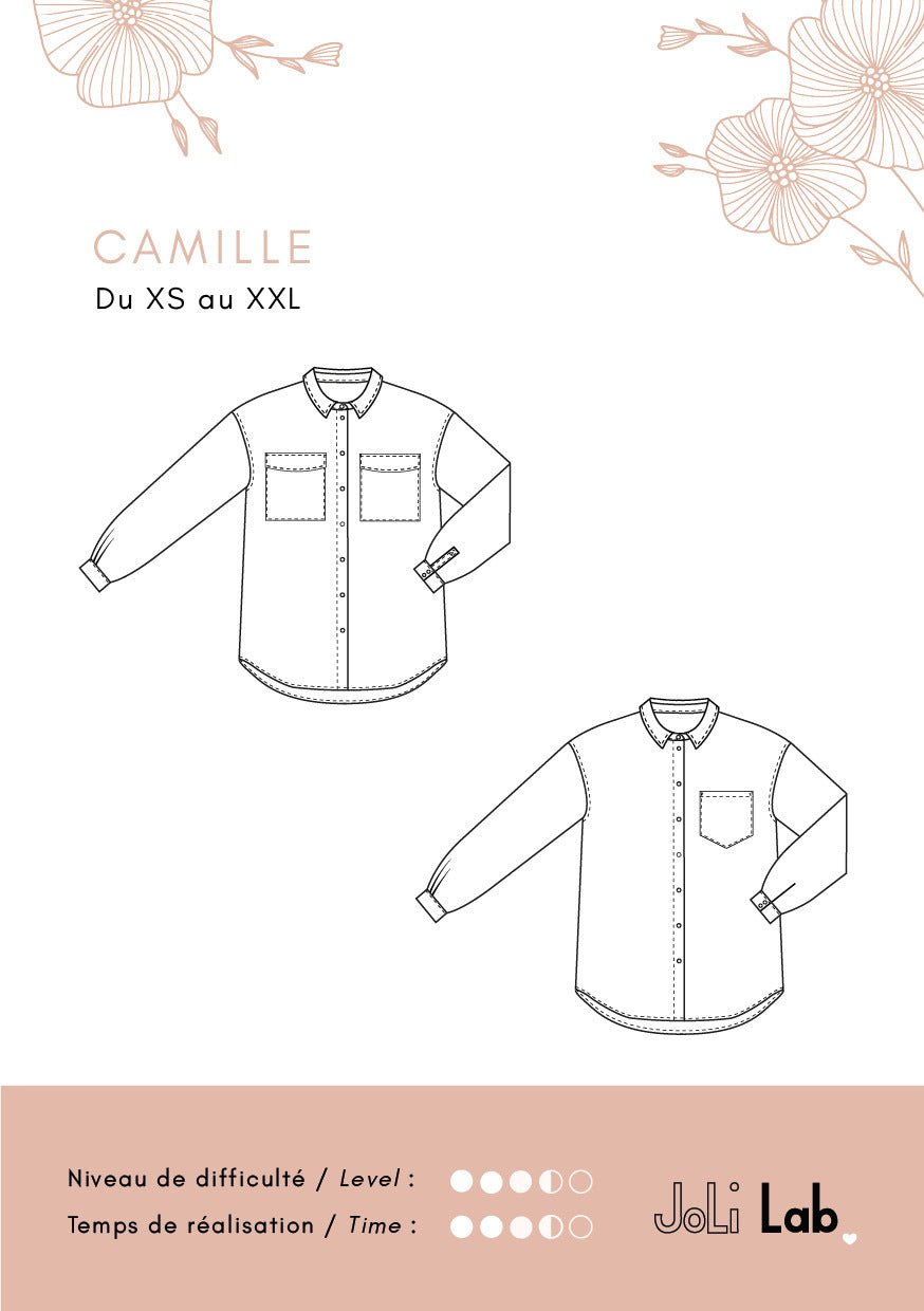 Chemise Camille patron de couture Joli Lab