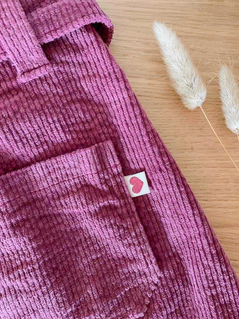 Étiquettes à coudre coeur pailleté - (lot de 6) - Joli Labétiquettes coeurs pailletés Joli Lab
