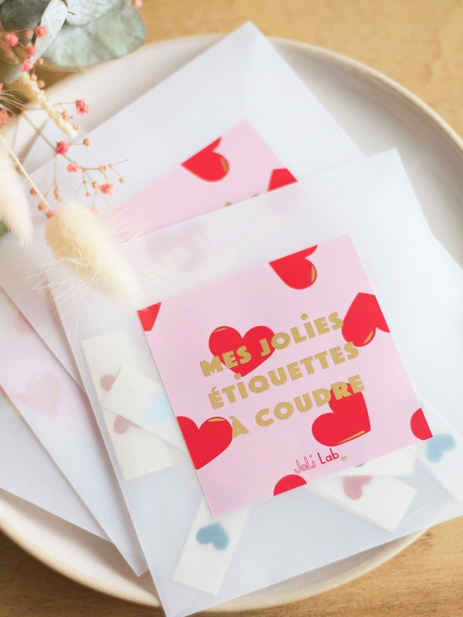 Étiquettes à coudre "Sewing is my superpower" (lot de 6) - Joli Lab