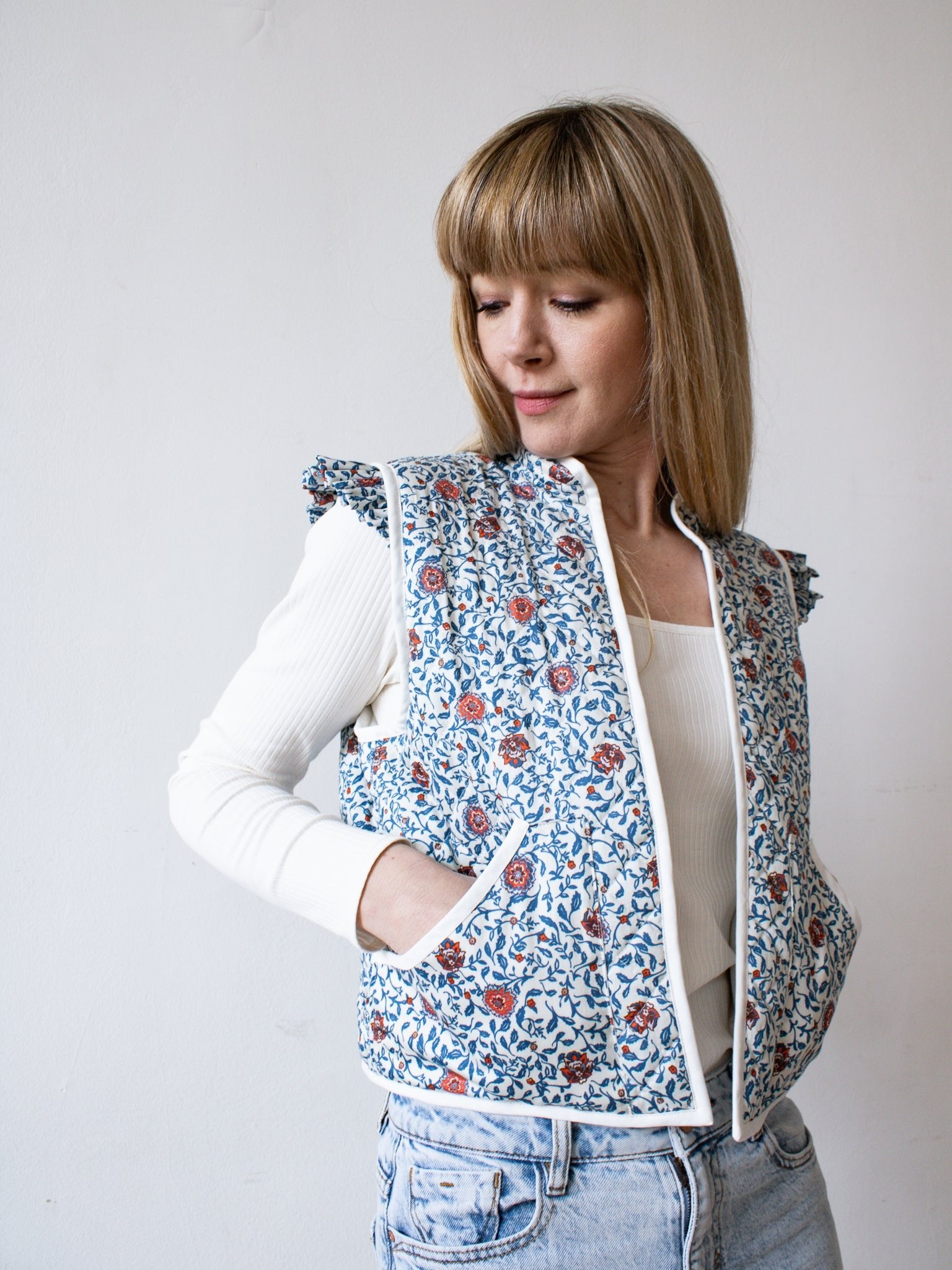 Gilet Anouck - Patron Couture PDF ou Pochette - Joli Lab