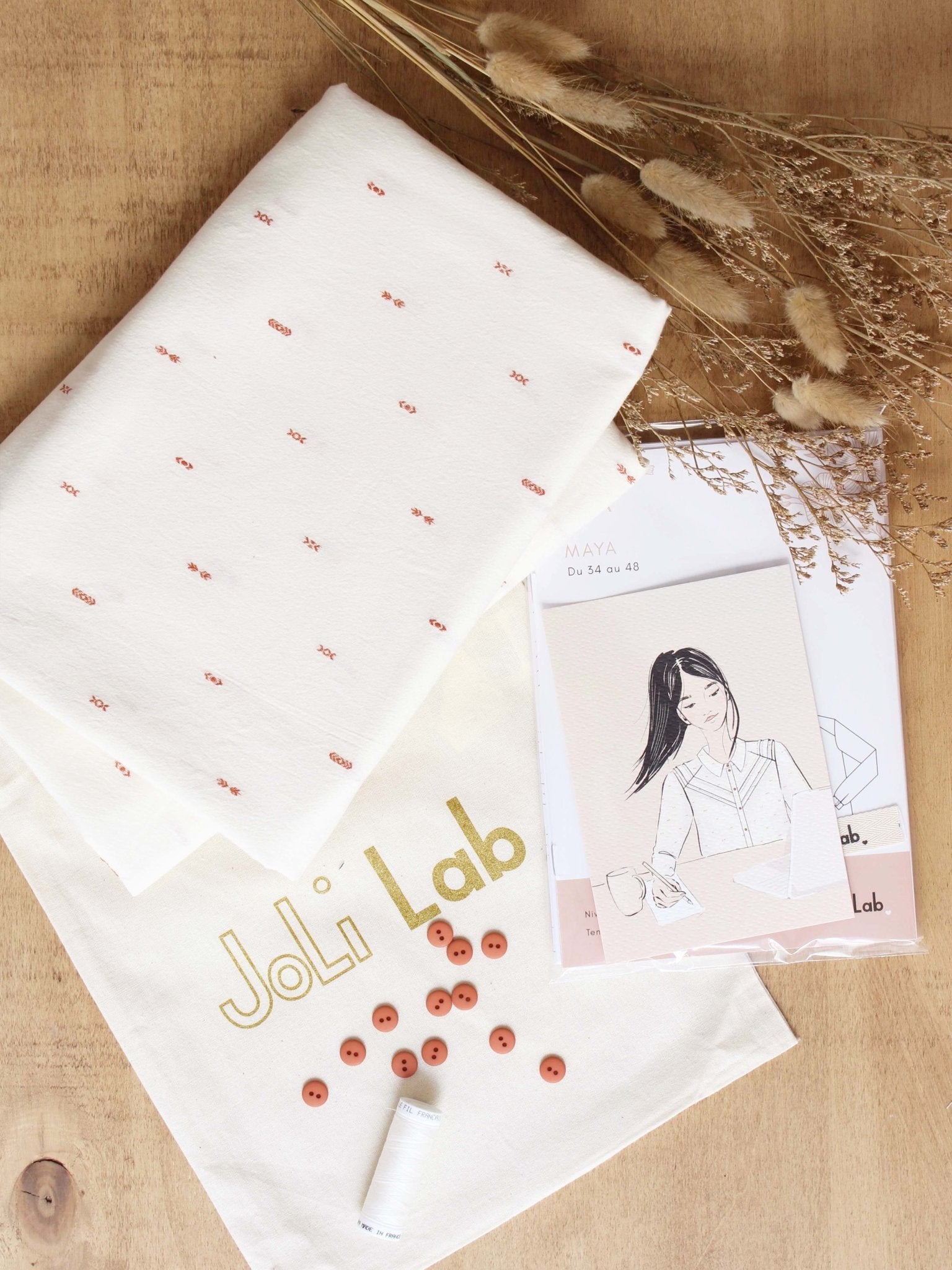 Joli Kit Couture - Chemise Maya terra - Joli Lab