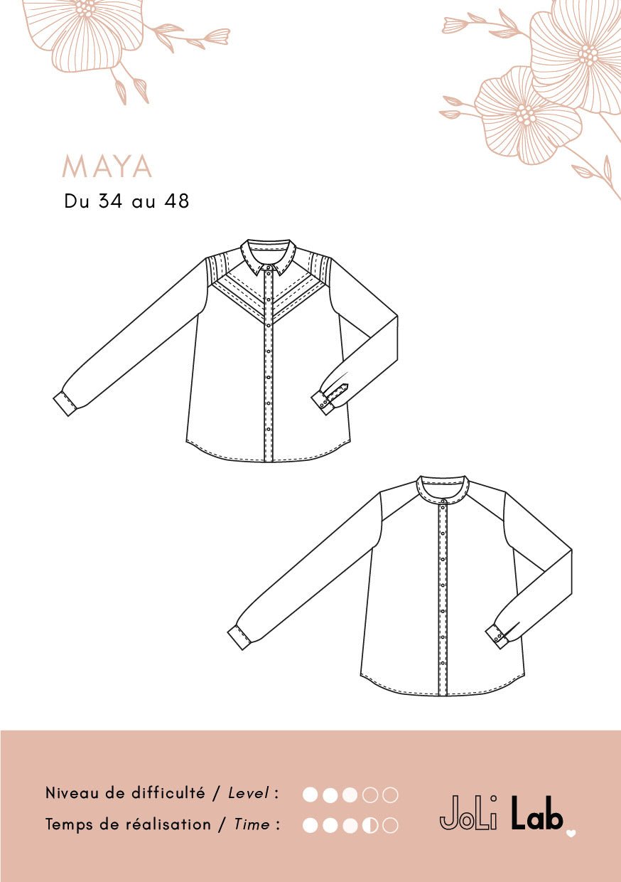 Joli Kit Couture - Chemise Maya terra - Joli Lab