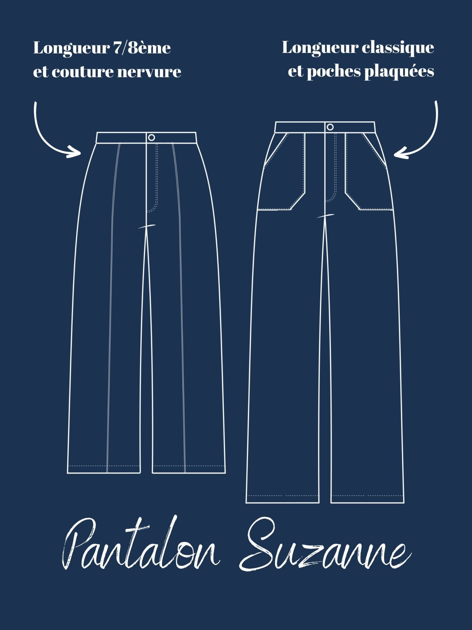 Joli Kit Couture - Pantalon Suzanne denim - Joli Lab