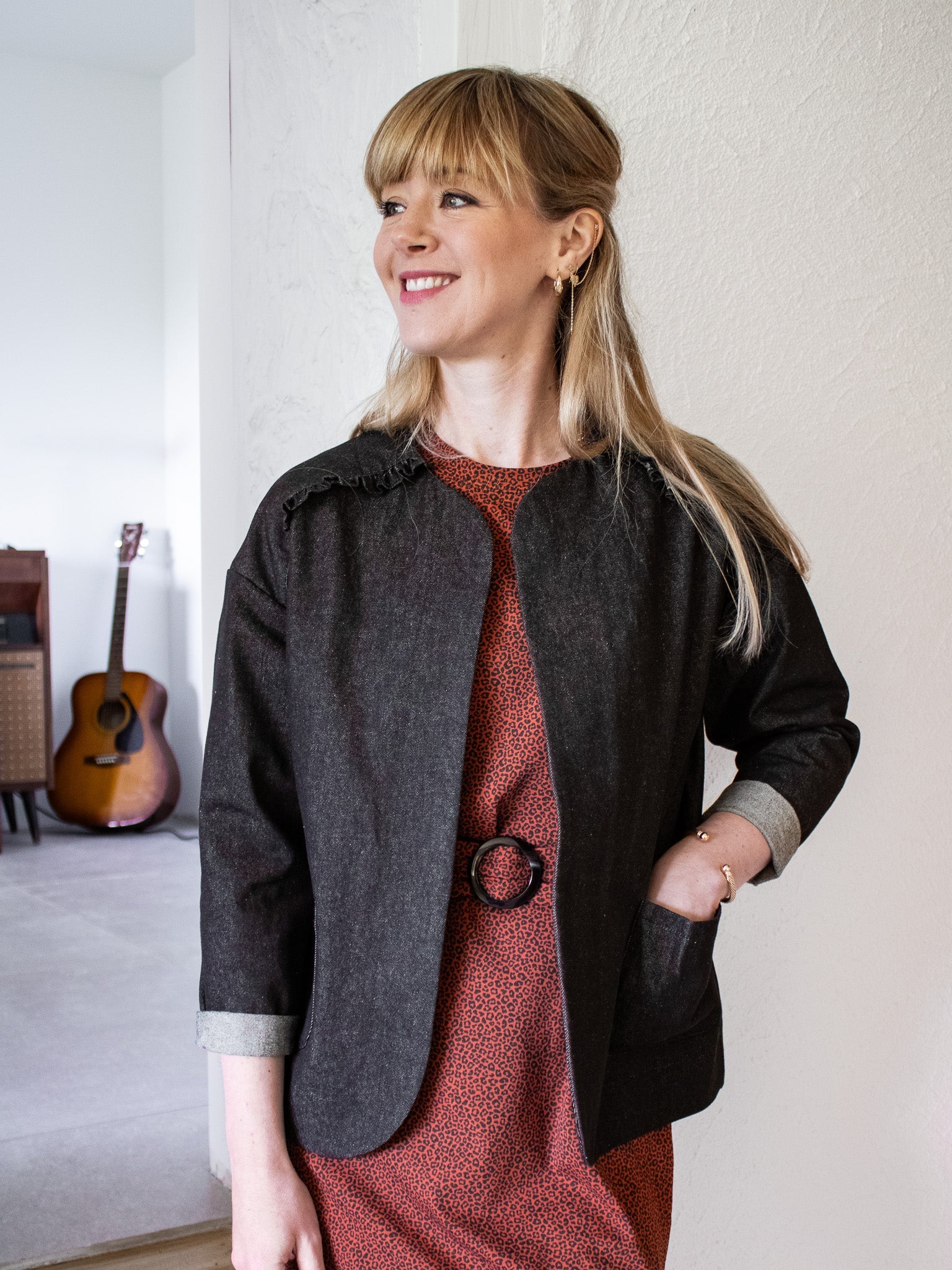 Joli Kit Couture - Robe Michelle léopard terra - Joli Lab