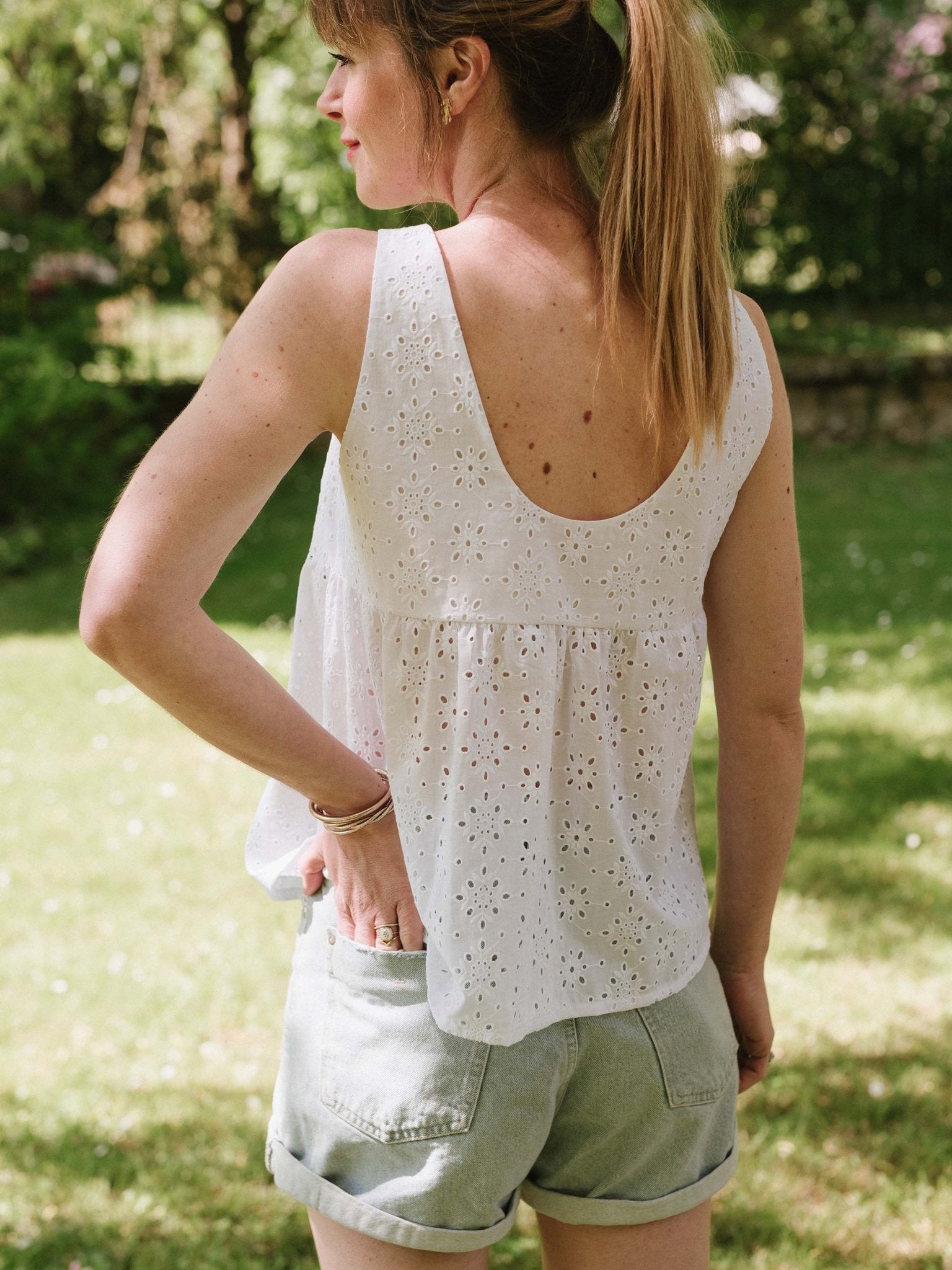 Coupons broderie anglaise Joli Lab