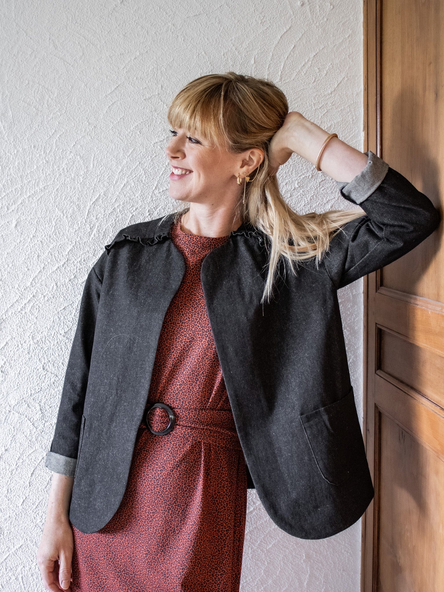Joli Kit Couture - Veste Dune jean noir - Joli Lab