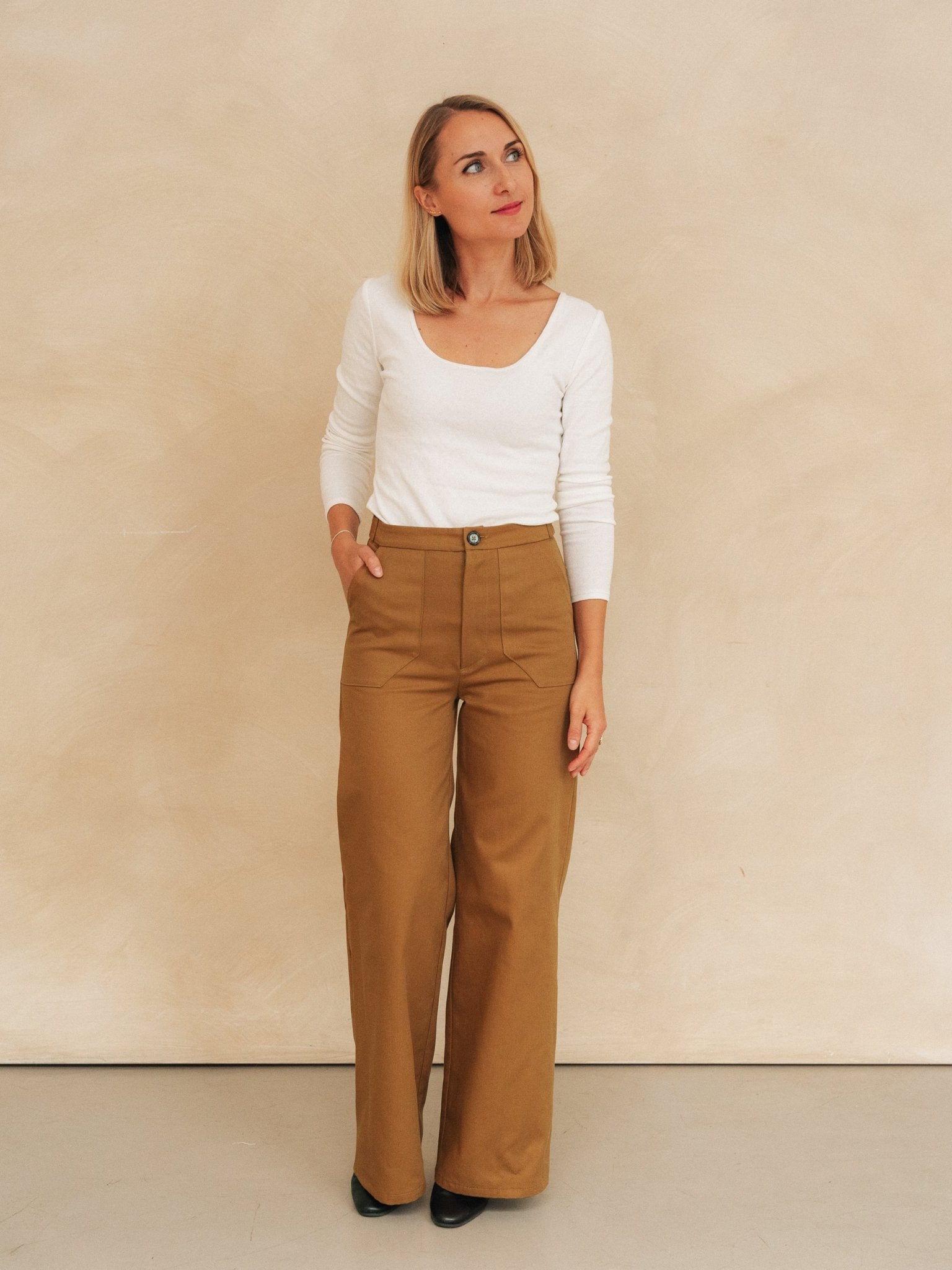 Pantalon Suzanne - Patron Couture PDF ou Pochette - Joli Lab