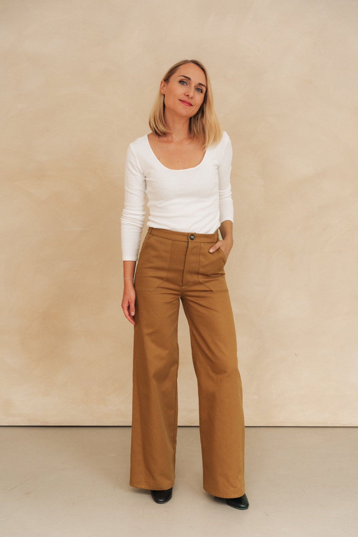 Pantalon Suzanne - Patron Couture PDF ou Pochette - Joli Lab