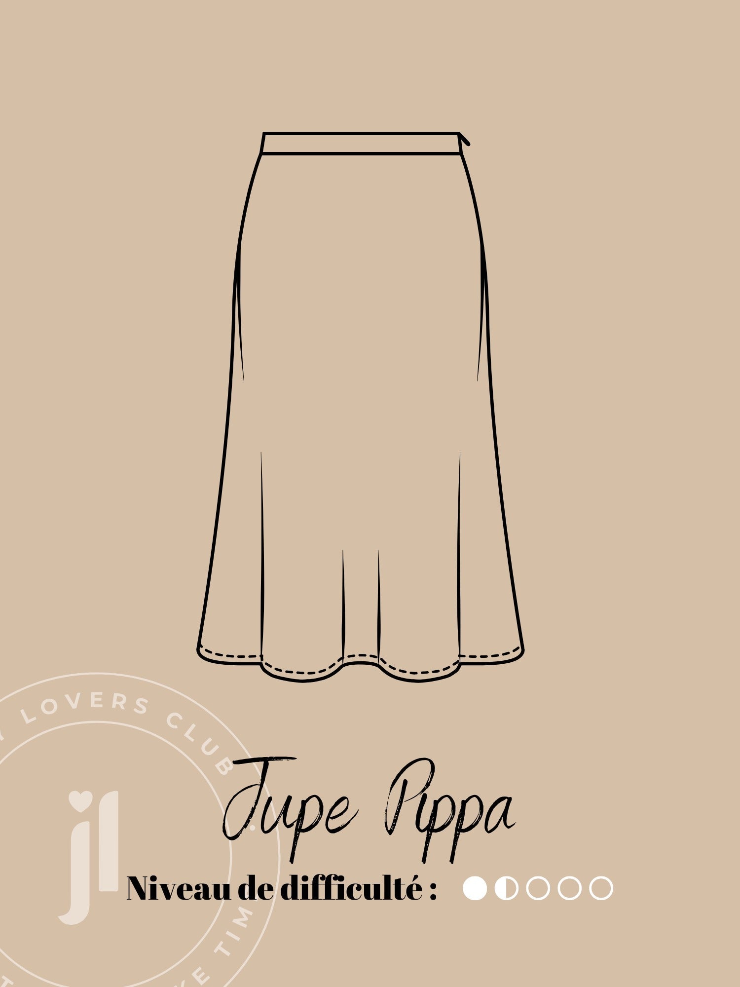 Joli Kit Couture - Jupe Pippa viscose léopard - Joli Lab