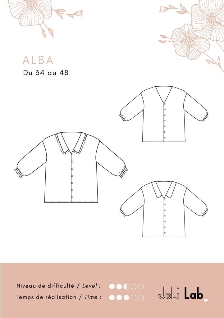 Alba blouse - pattern Couture paper - Joli Lab