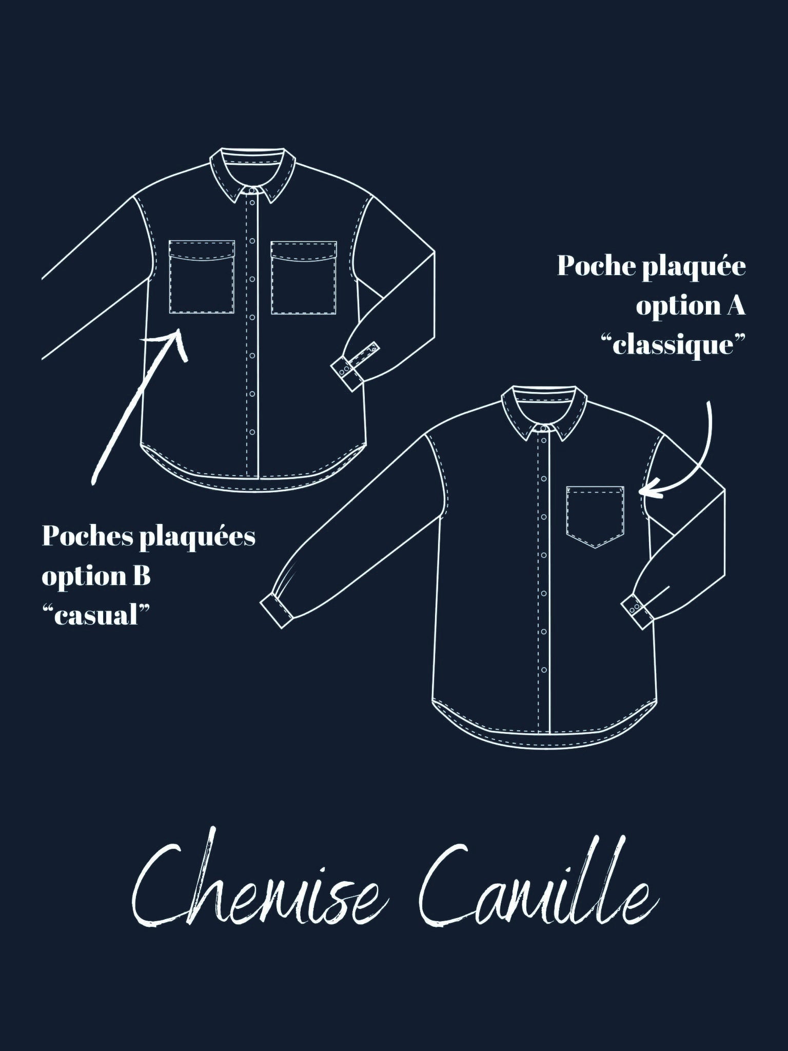 Joli Kit Couture - Chemise Camille denim - Joli Lab