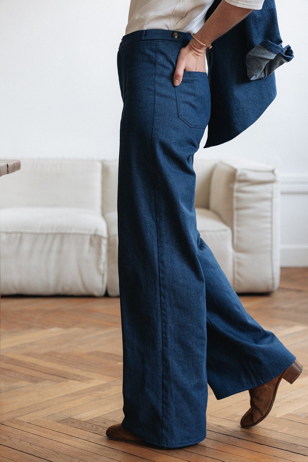 Joli Kit Couture - Pantalon Suzanne denim - Joli Lab