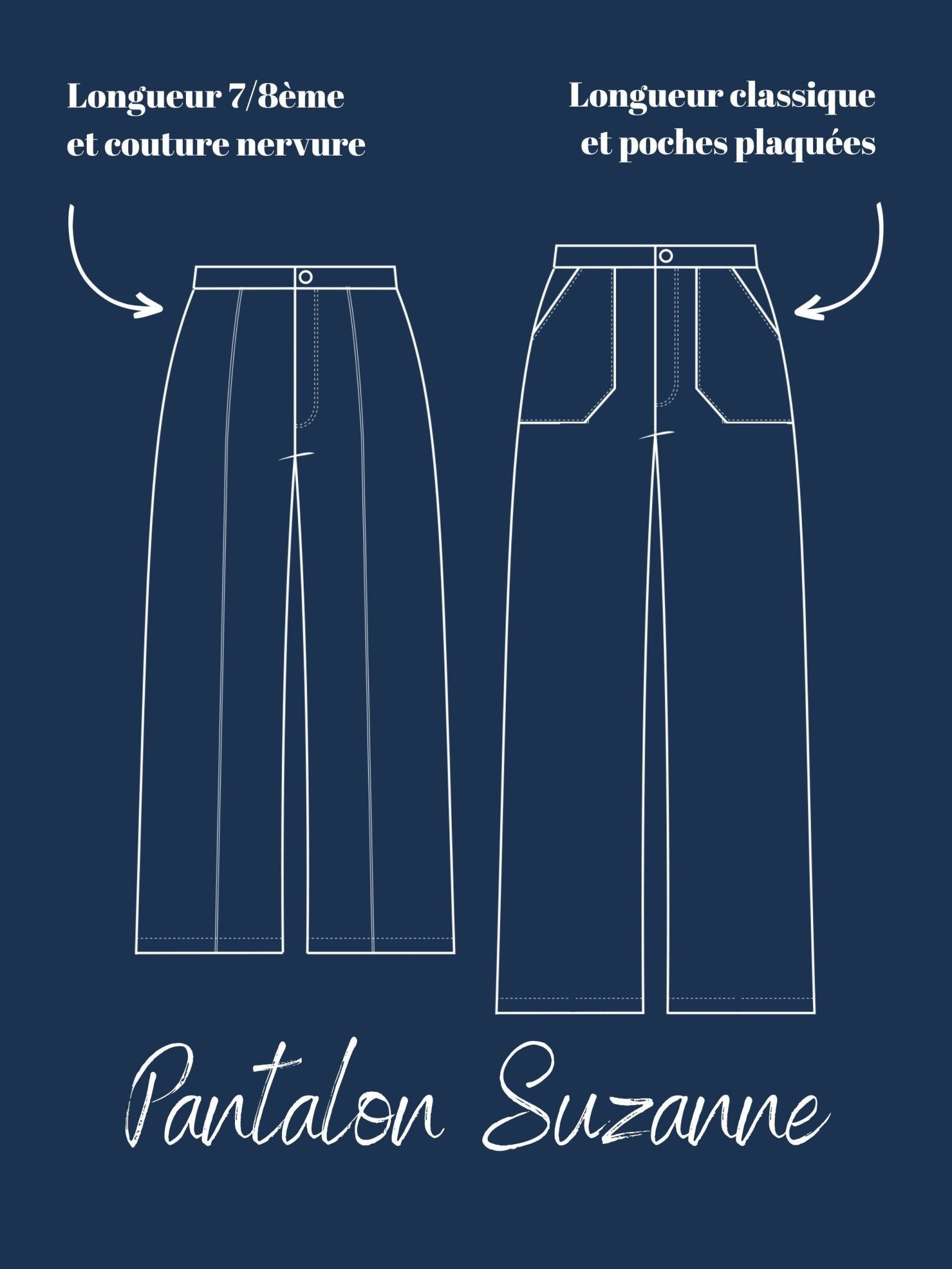 Joli Kit Couture - Pantalon Suzanne Fuchsia - Joli Lab