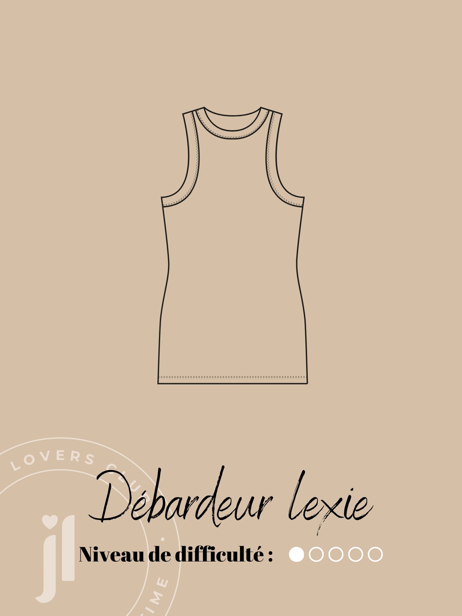 Débardeur Lexie kit couture Joli Lab