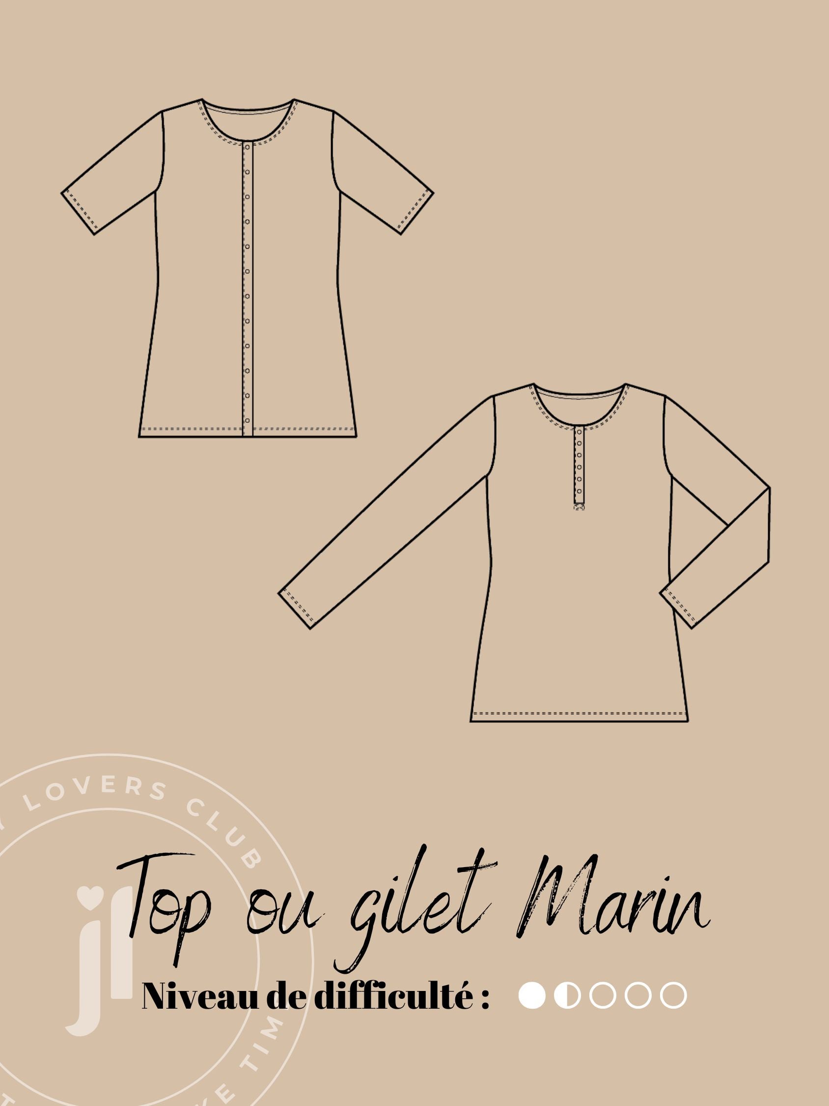 t-shirt Marin kit couture Joli Lab
