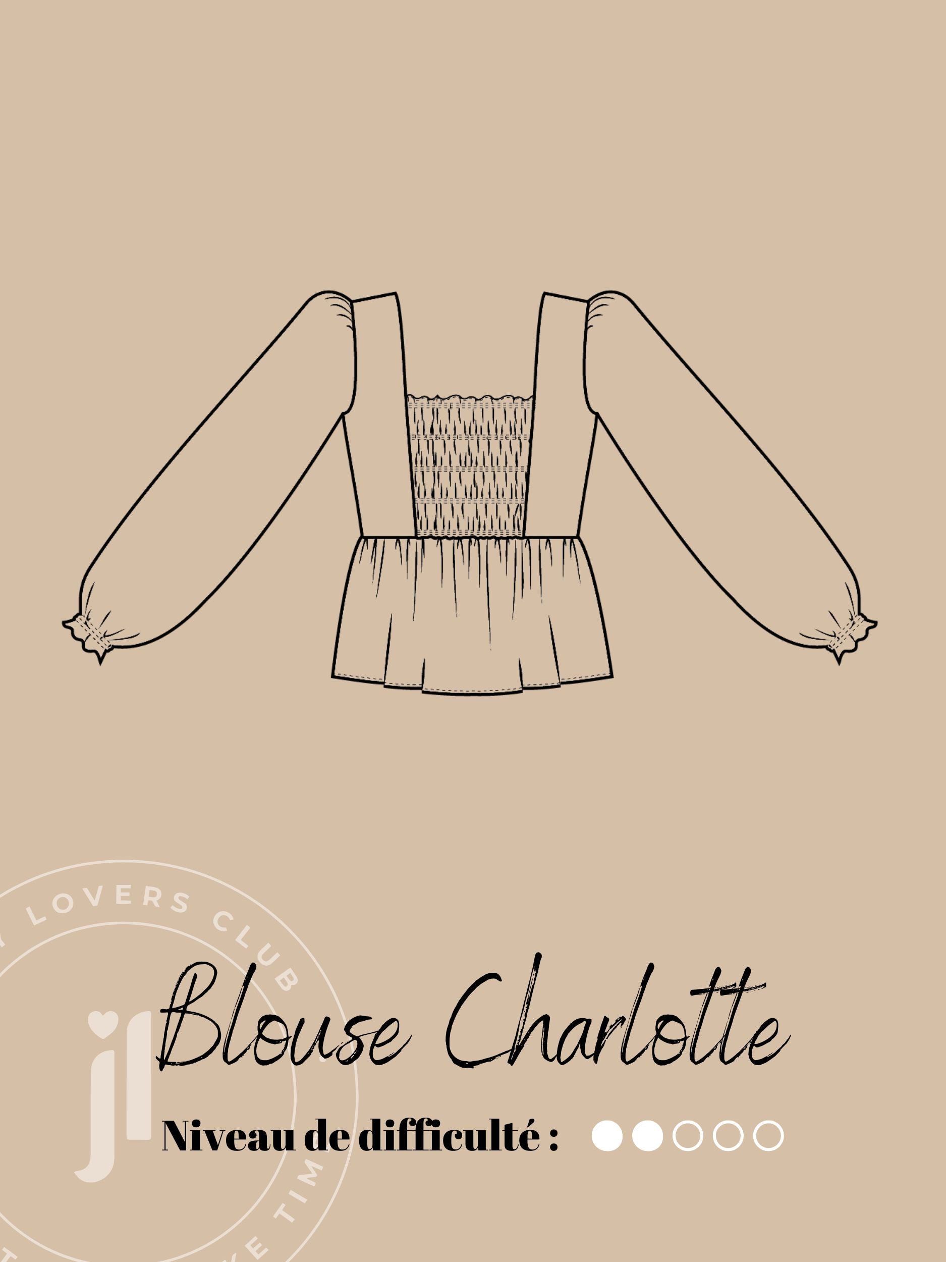 Kit couture Blouse Charlotte Joli Lab