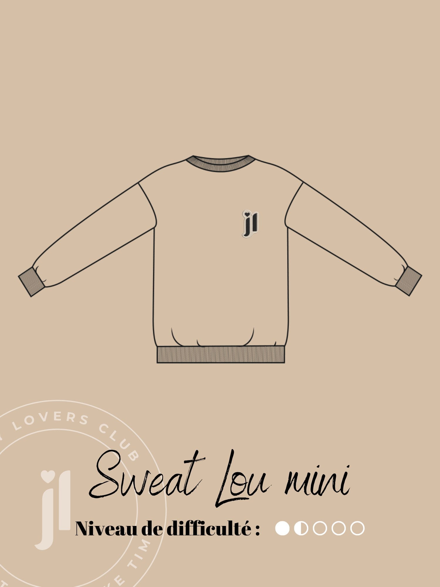 Sweat Lou Mini kit Couture Joli Lab