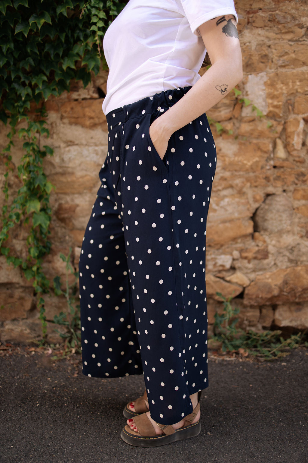 Pantalon Lison à pois kit couture Joli Lab